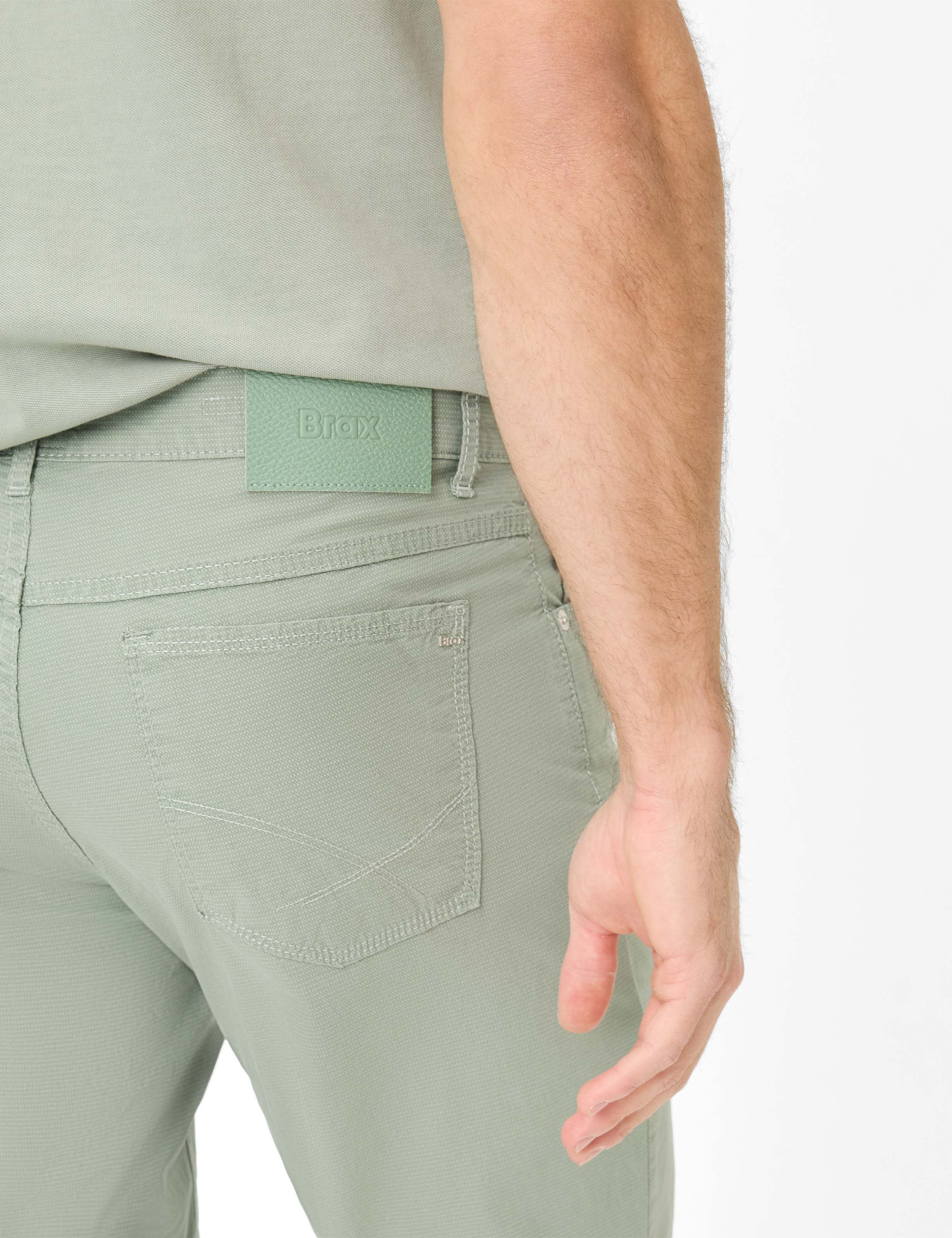 Herren Style COOPER Hellgrün Regular Fit Detail 2