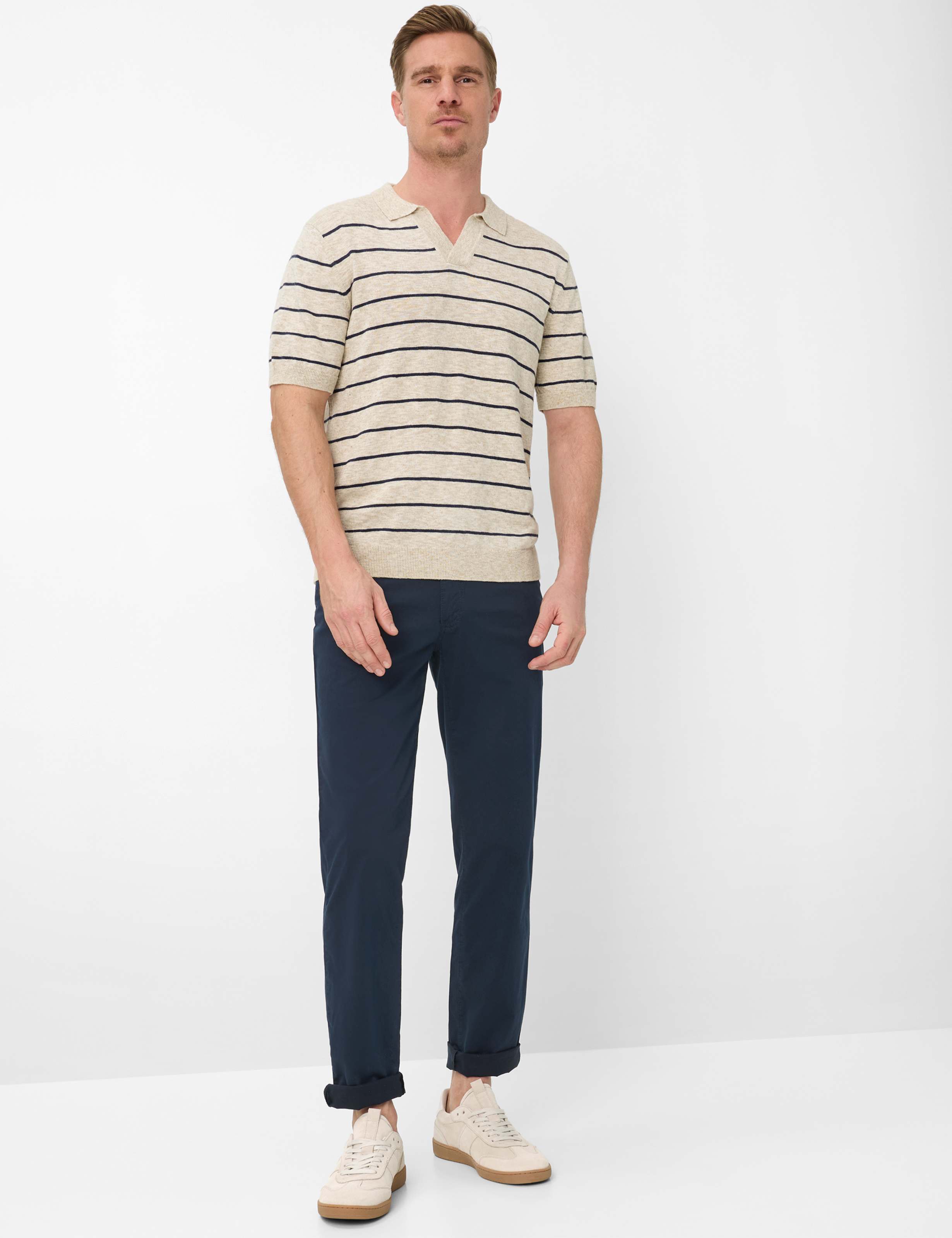 Men Style CADIZ Dark Blue Straight Fit Model Outfit