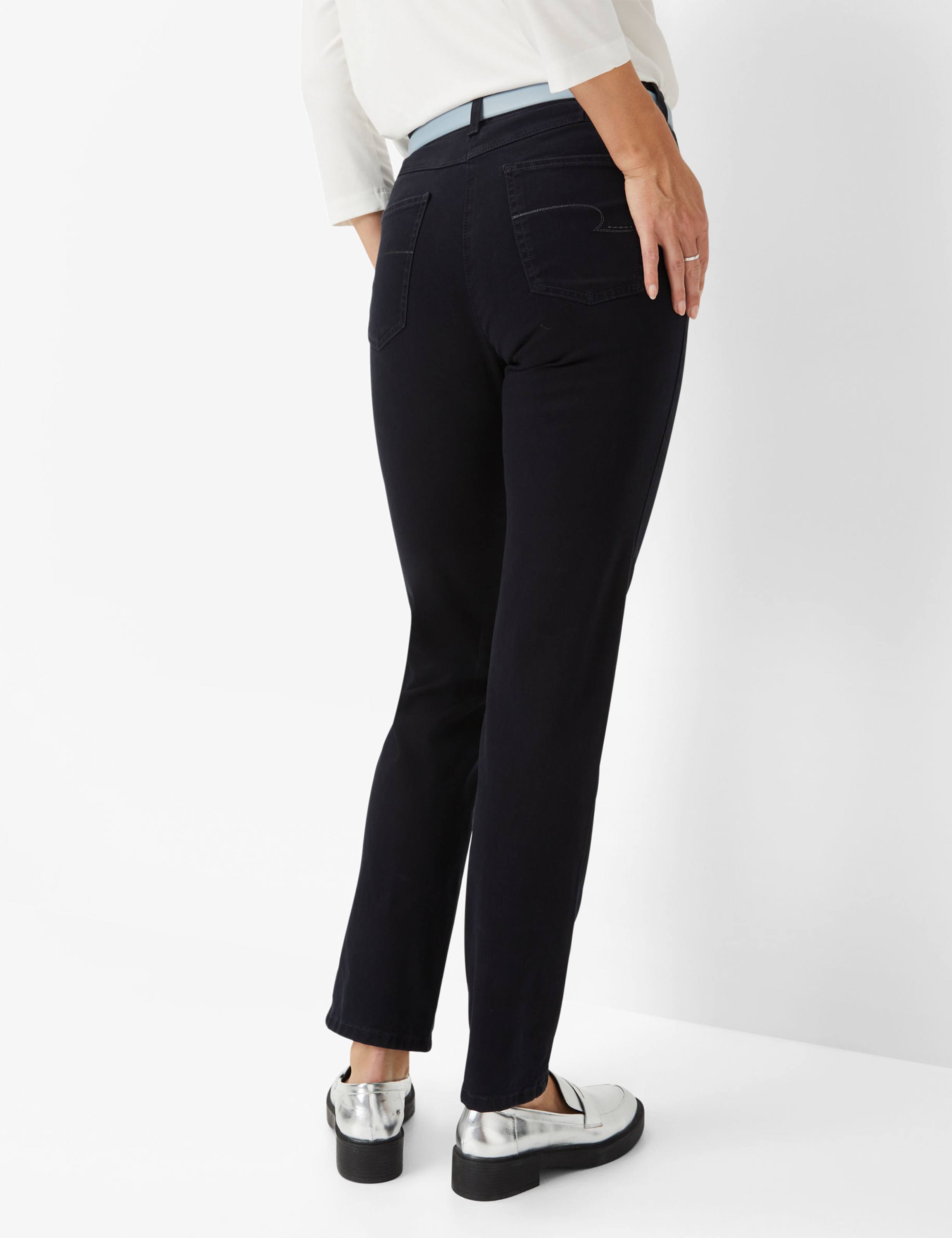 Damen Style LAURA NEW Dunkelblau Super Slim Fit Model Rueck