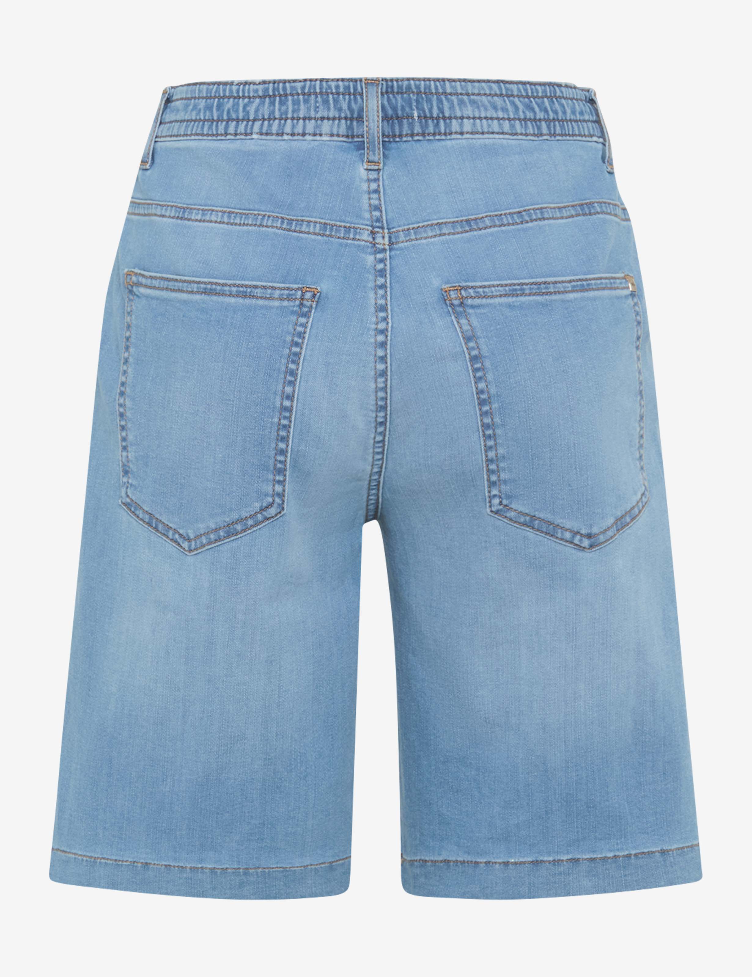 Women Style MAINE B Denim Blue Wide Leg Stand-alone rear view