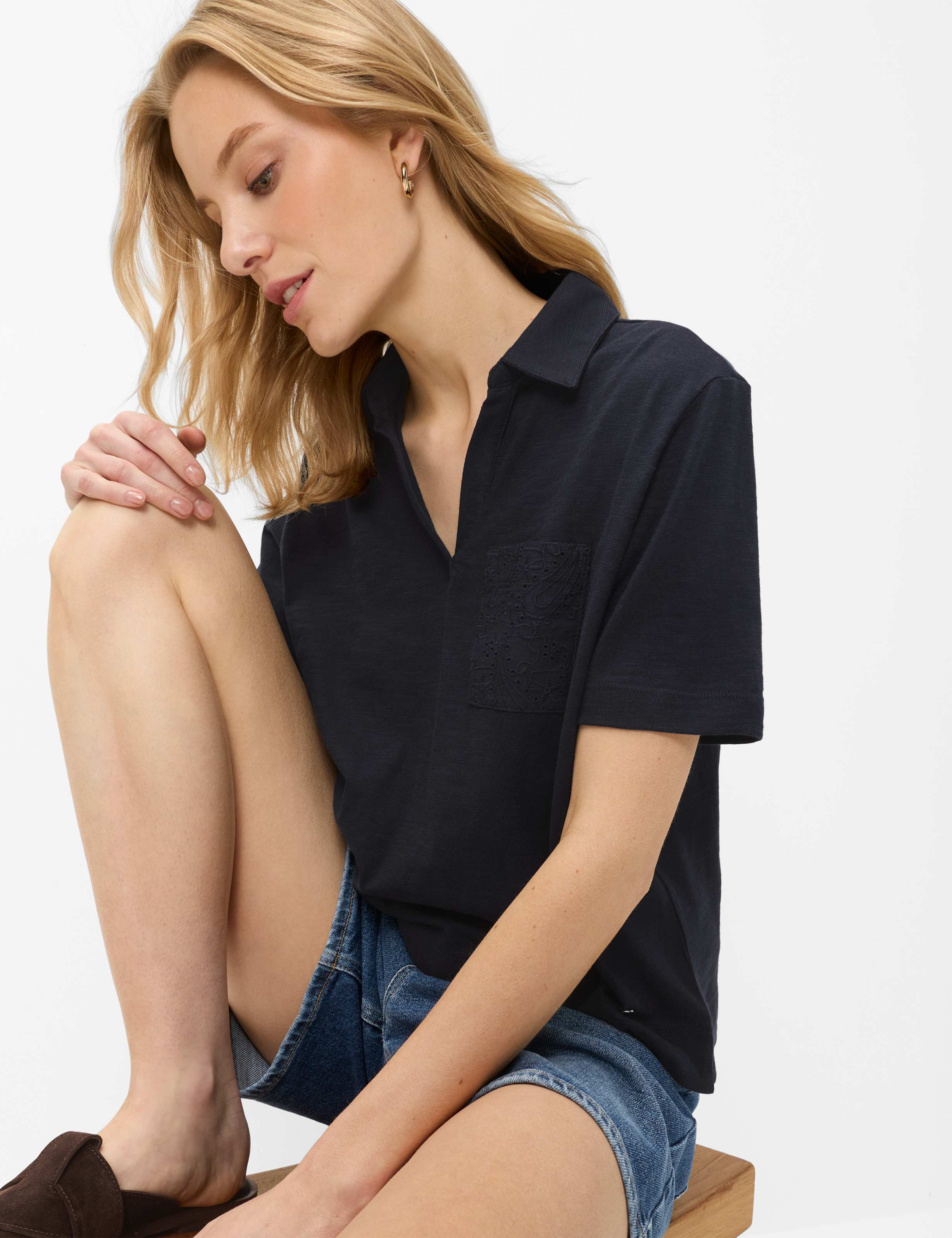 Femme Style CLIA S Bleu Foncé  Détail 1