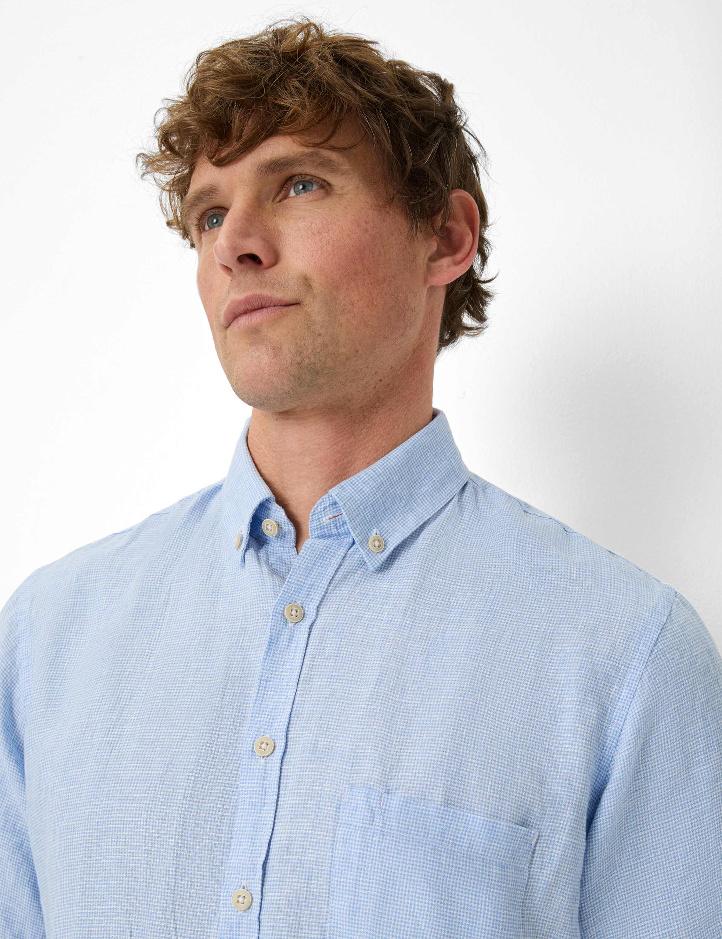 Herren Style DAN Hellblau  Detail 2