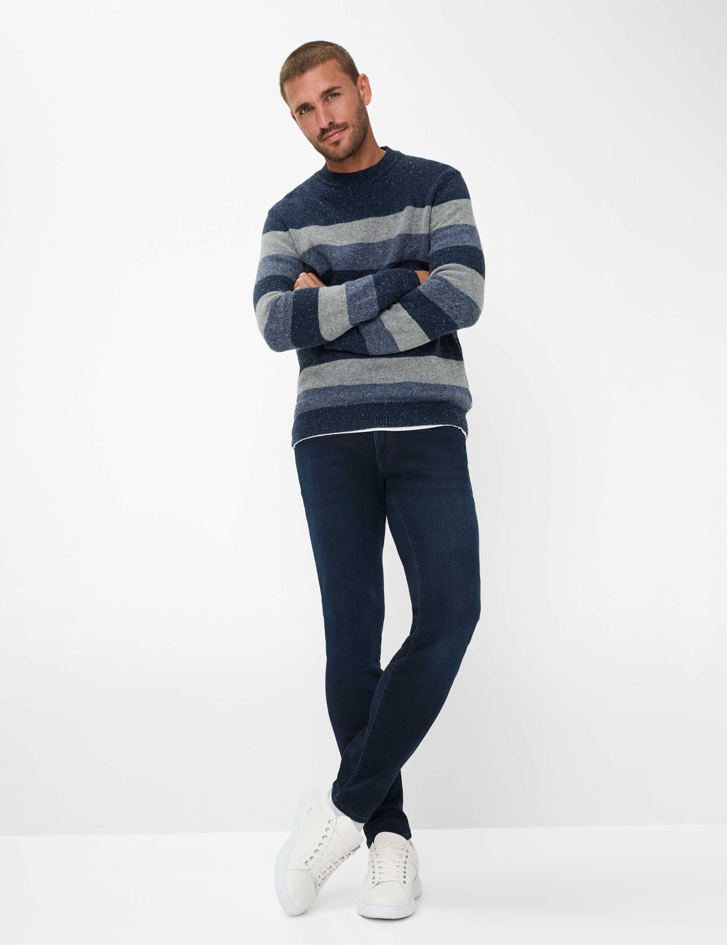 Heren Style RICK Blauw  Model outfit