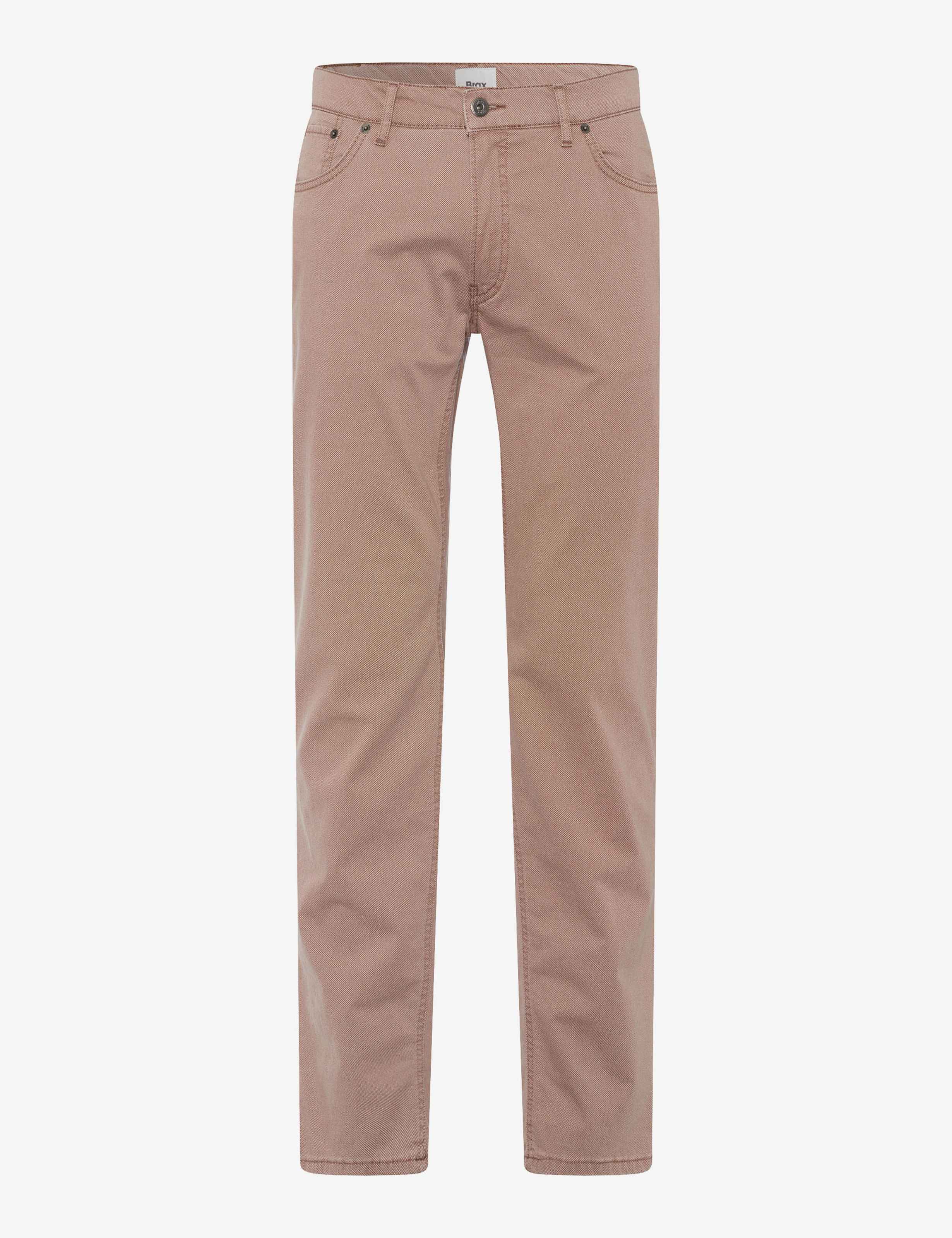 Herre Style CHUCK Lysbrun Modern Fit Udskæring foran