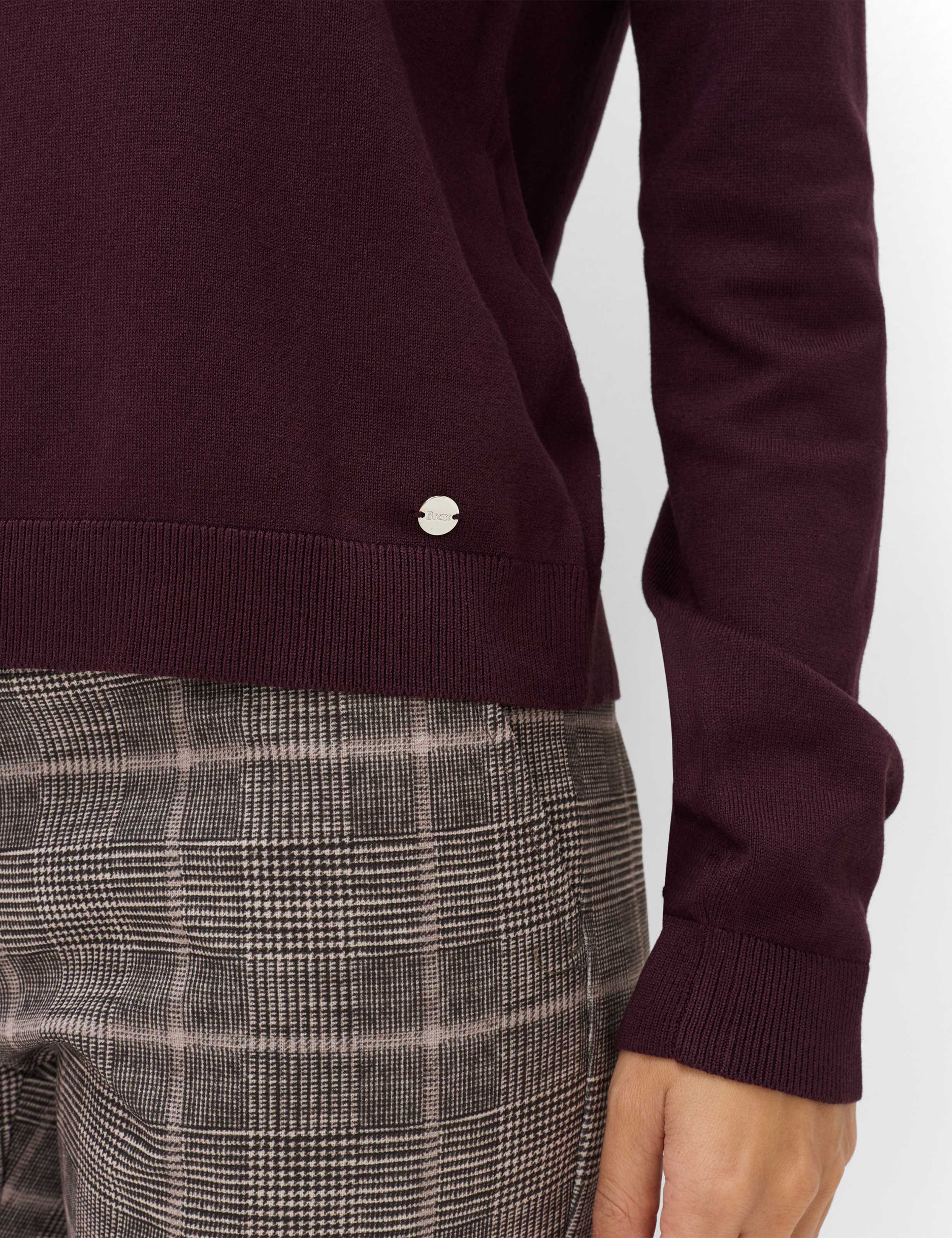 Damen Style LENI Dunkles Lila  Detail 2