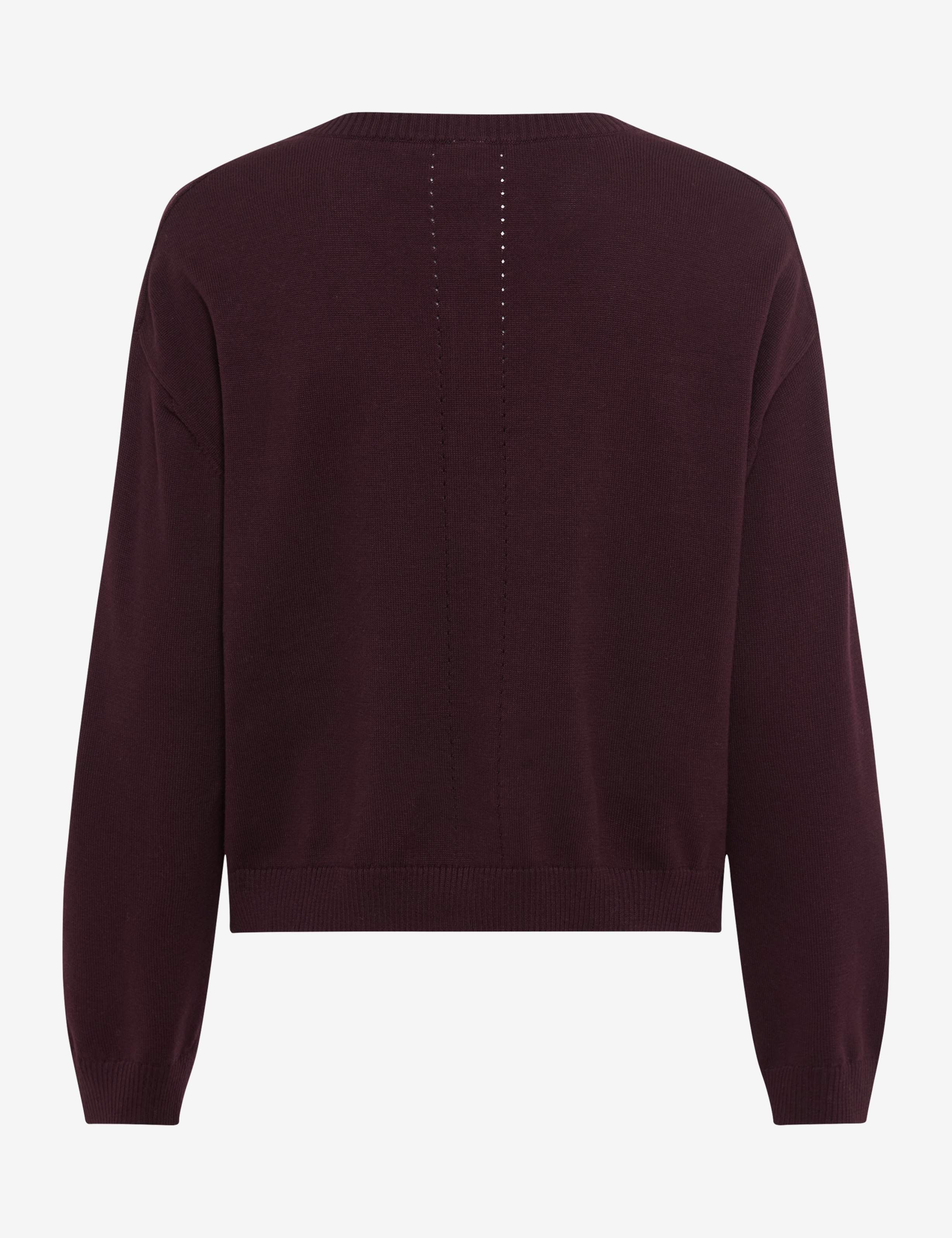 Damen Style ANN Dunkles Lila  Freisteller Rueck