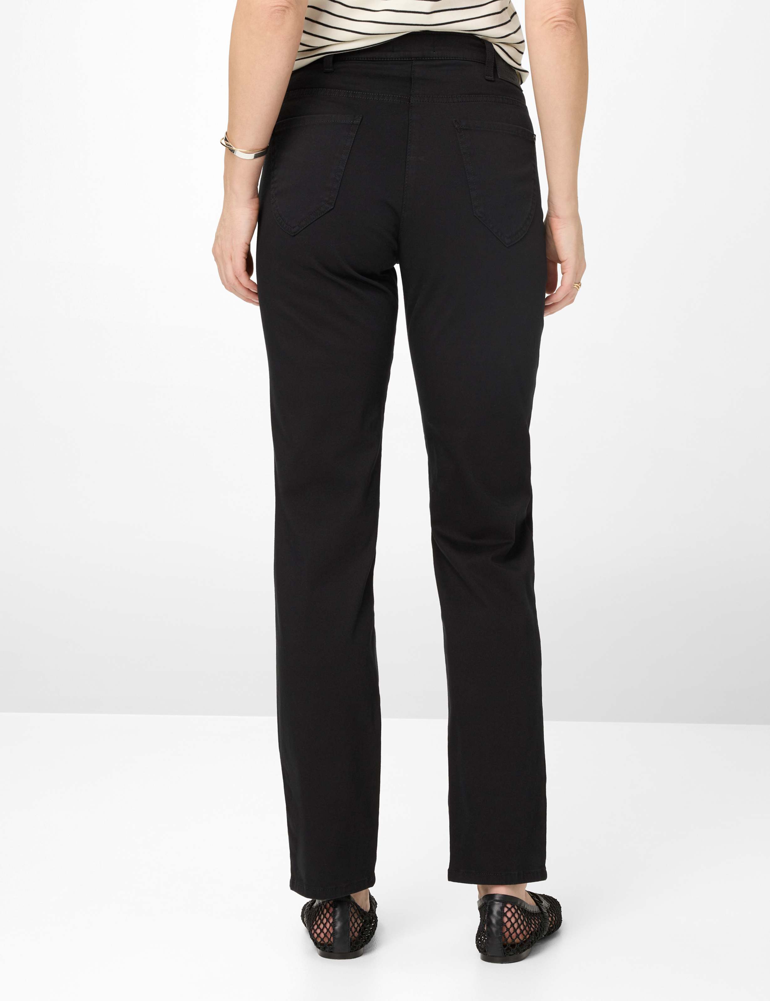 Damen Style CORRY Schwarz Comfort Plus Fit Model Rueck