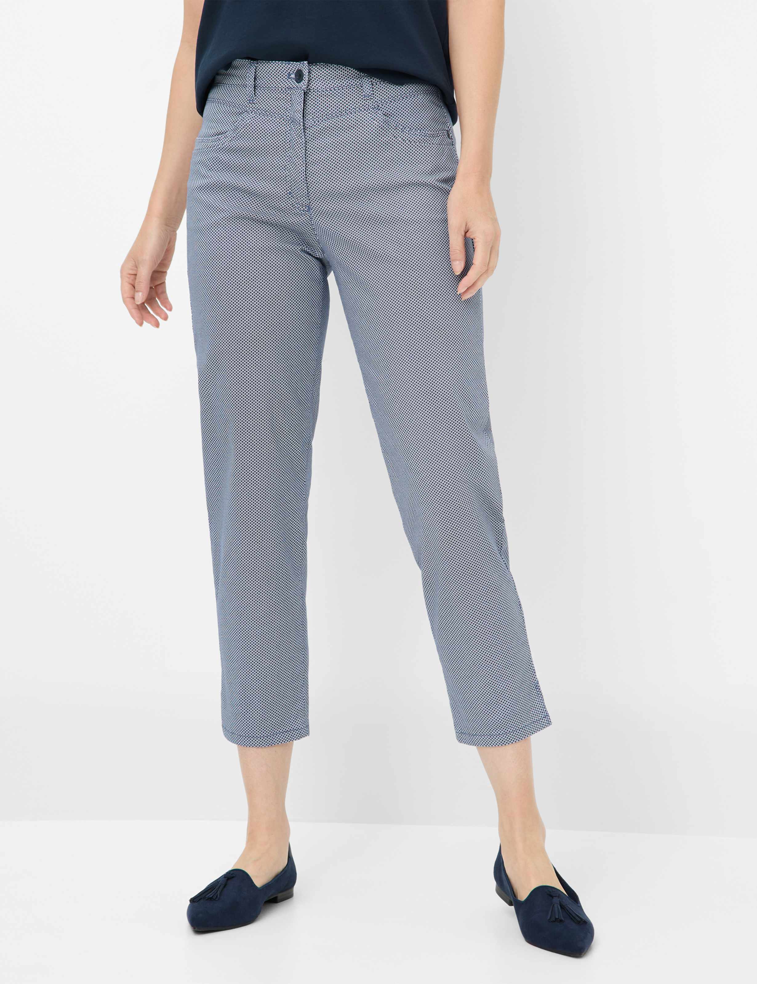 Blautöne, Damen, Style CAREN NEW 6/8, MODEL_FRONT_ISHOP