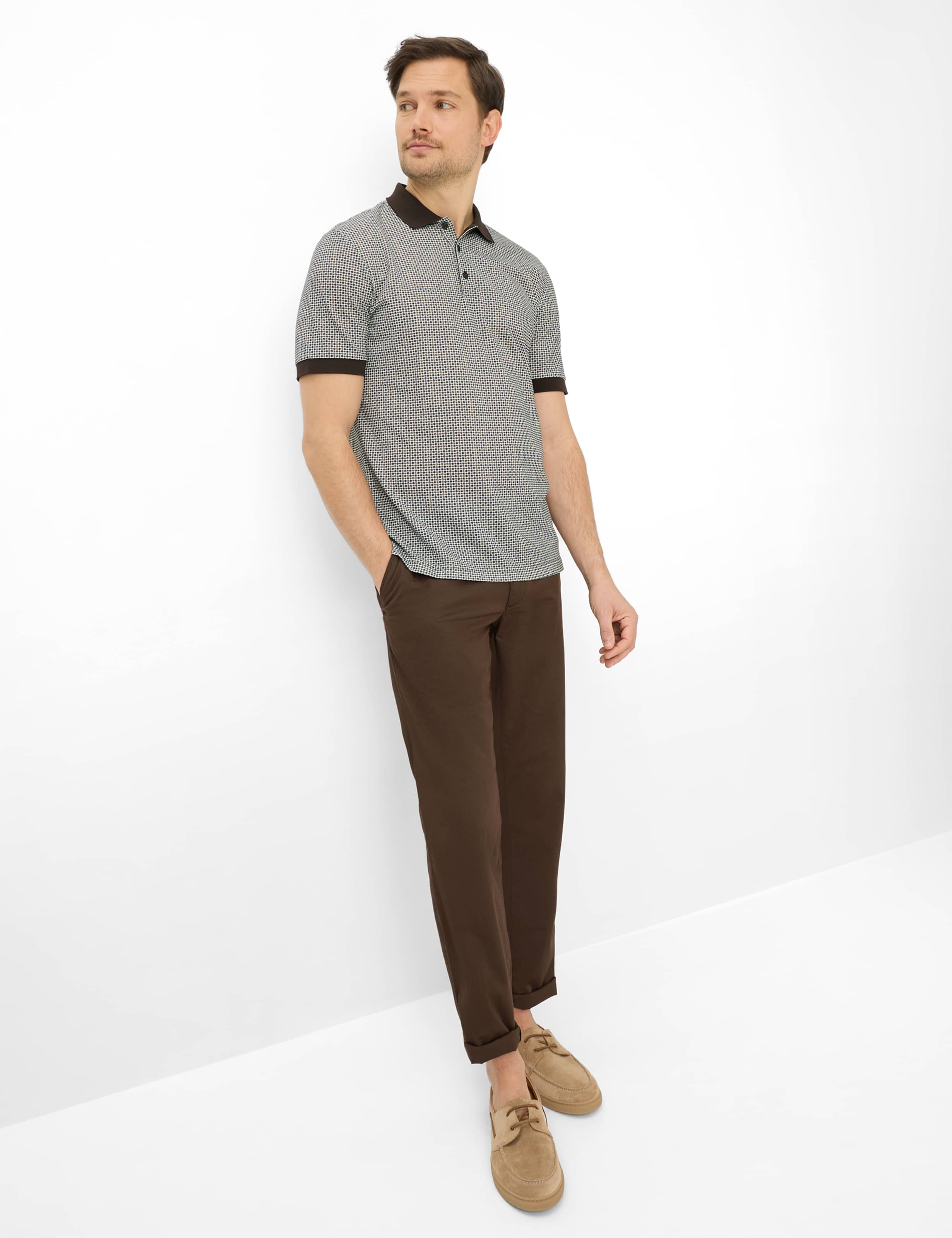 Homme Style PERRY Marron Foncé  Tenue du mannequin