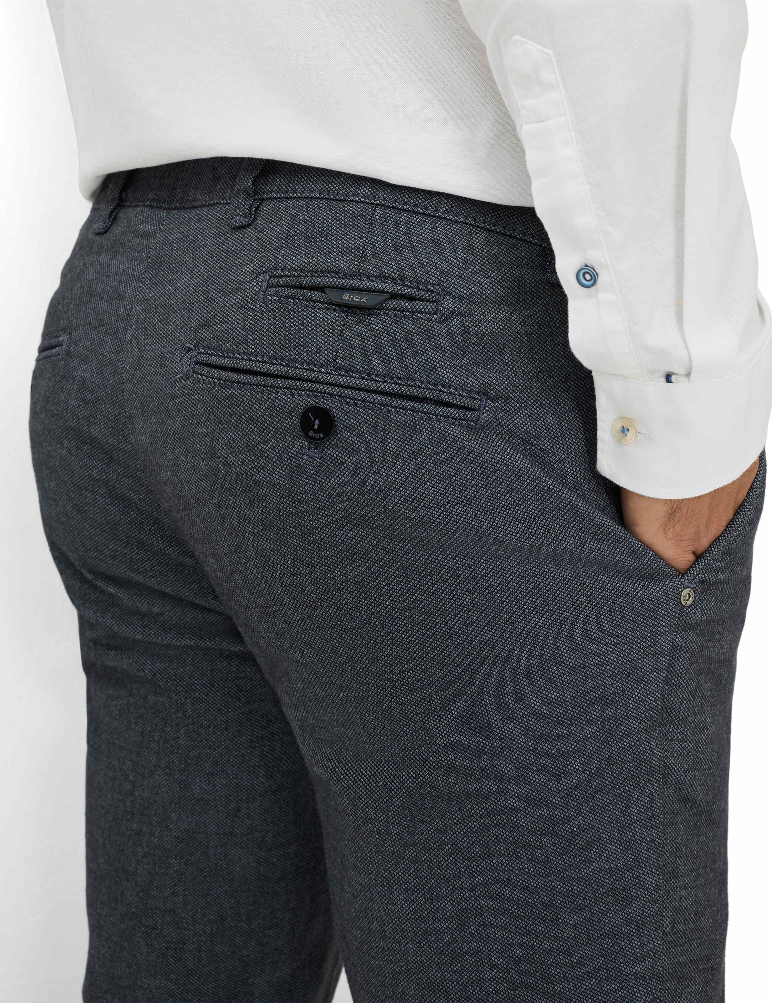 Heren Style FABIO Blauw Modern Fit Detail 2