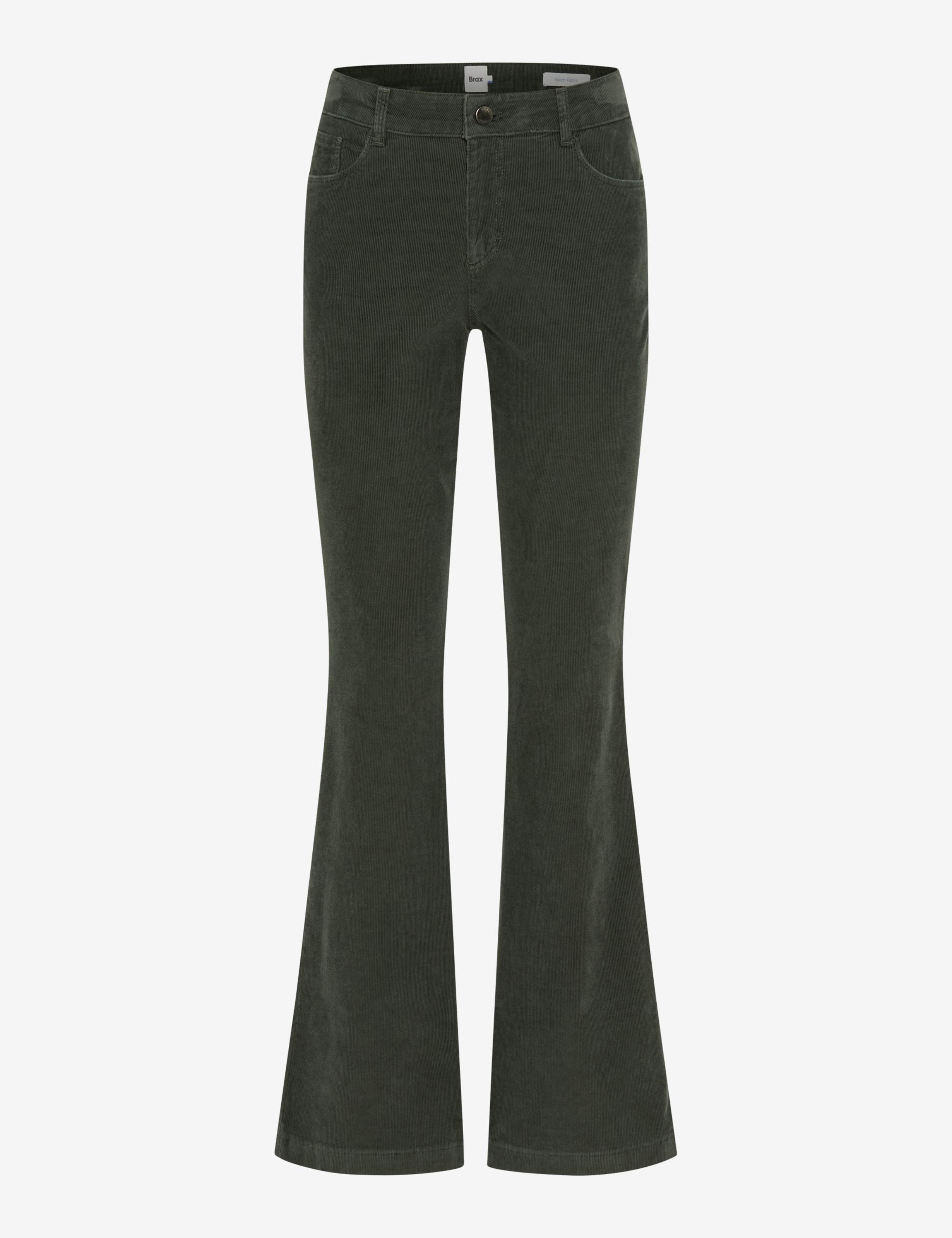 Women Style SHAKIRA Dark Green Slim Fit Stand-alone front view