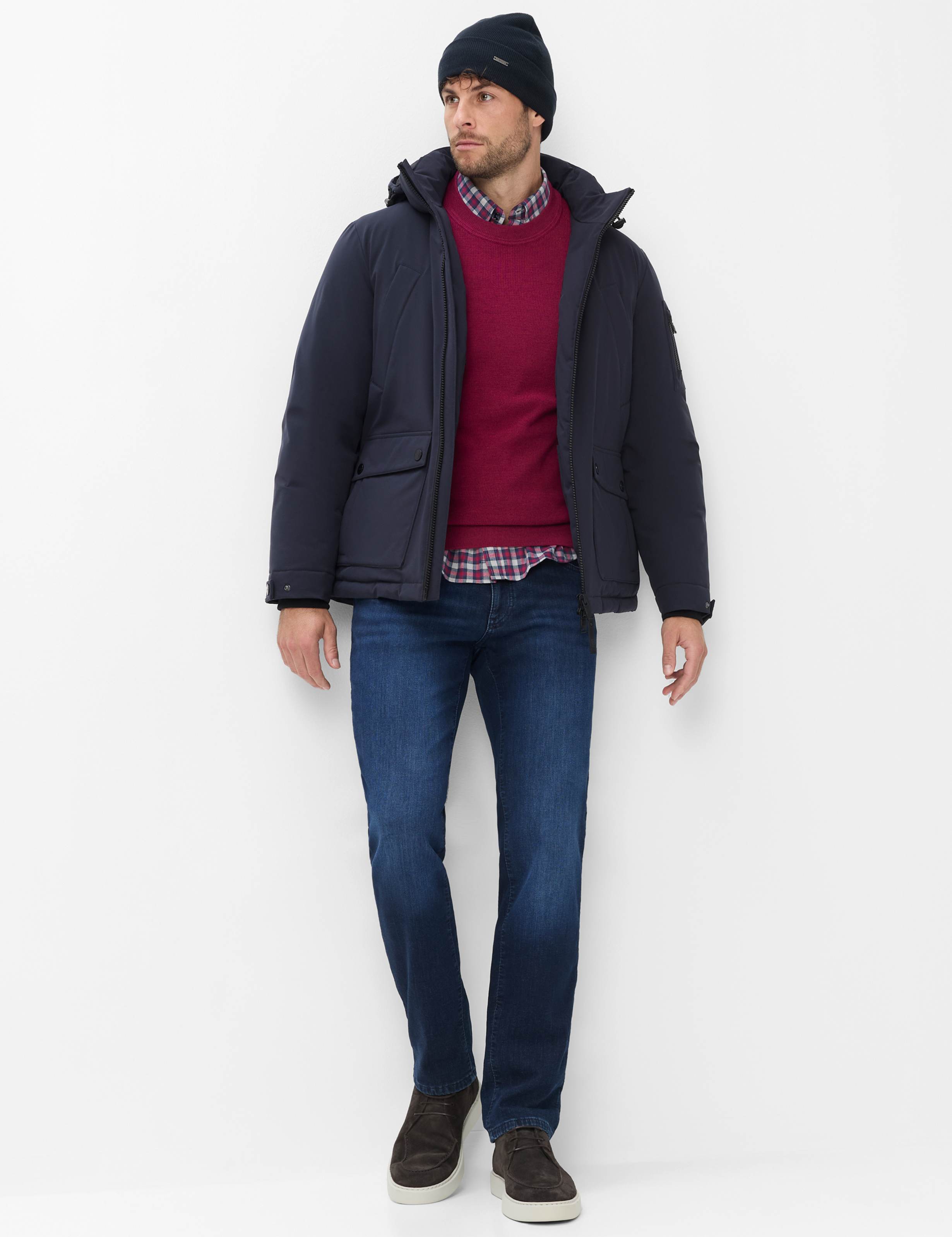 Herren Style CADIZ TT Denim Blau Straight Fit Model Outfit