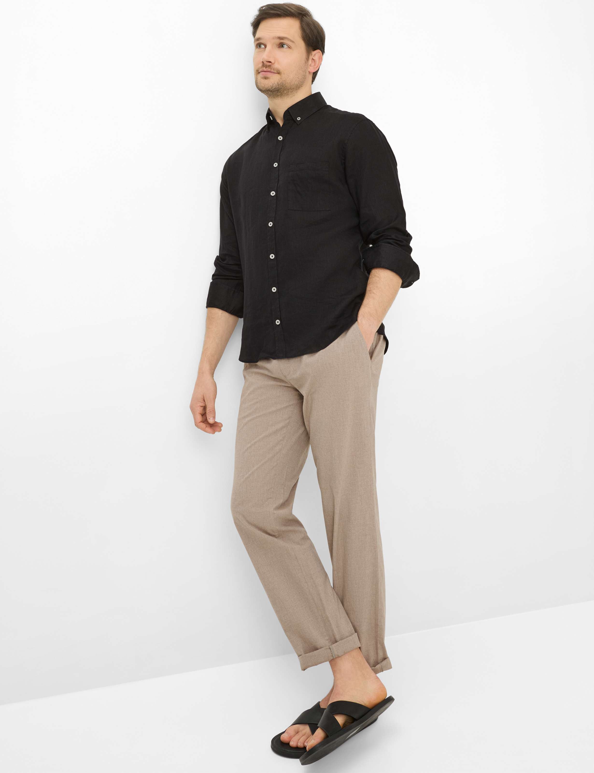 Herren Style DANIEL Schwarz  Model Outfit