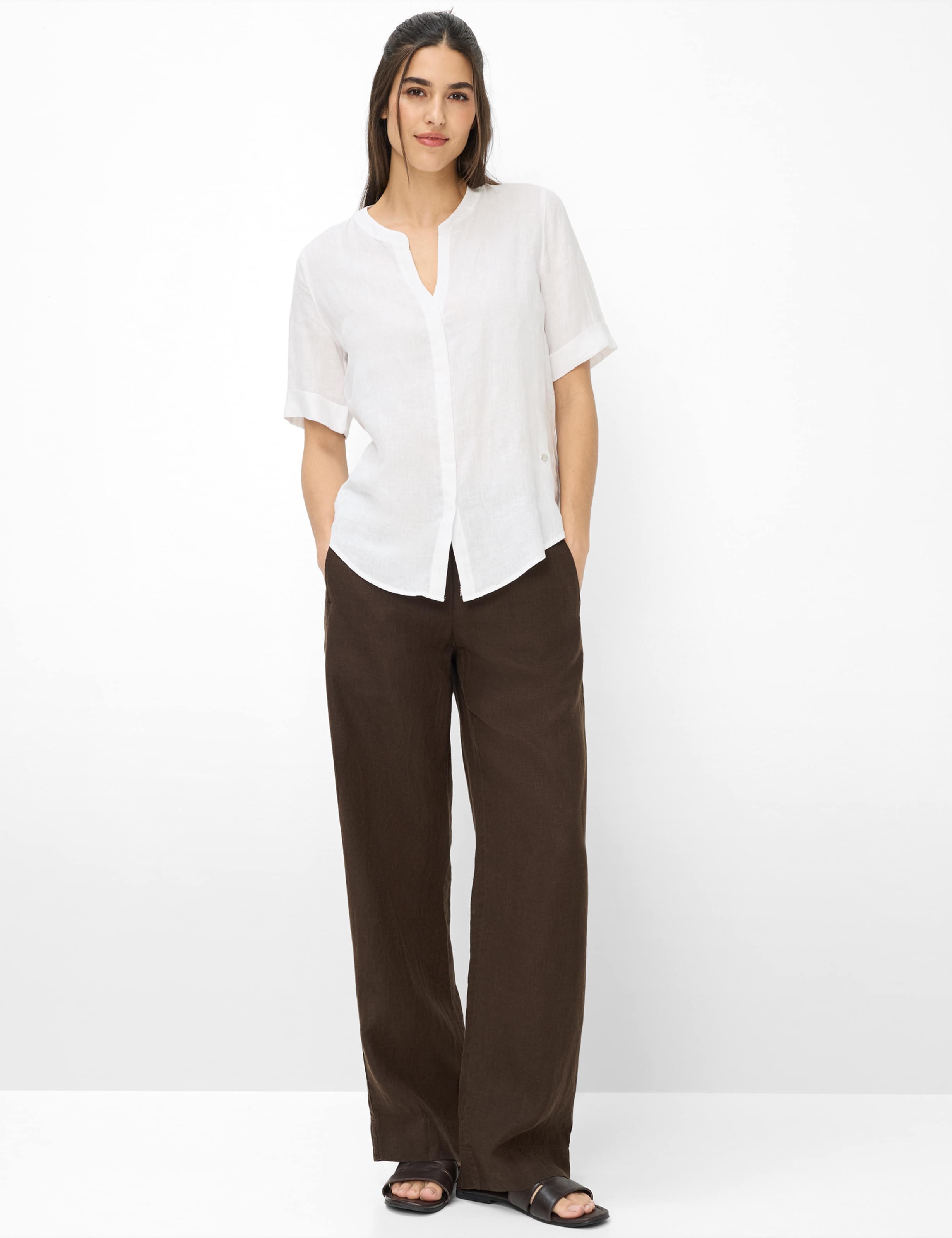 Dame Style VERI Hvid  Model Outfit