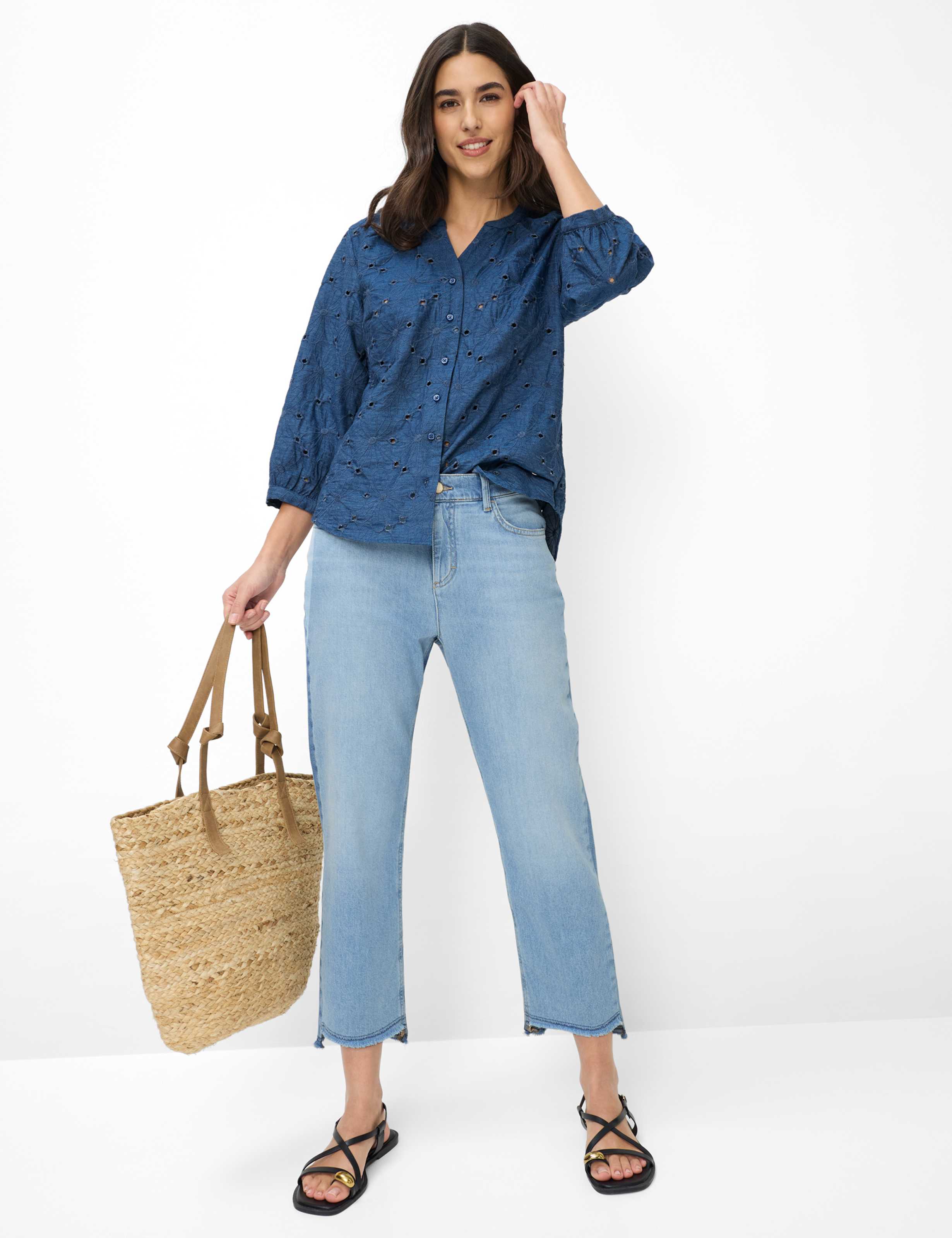 Dames Style VELIA Blauw  Model outfit