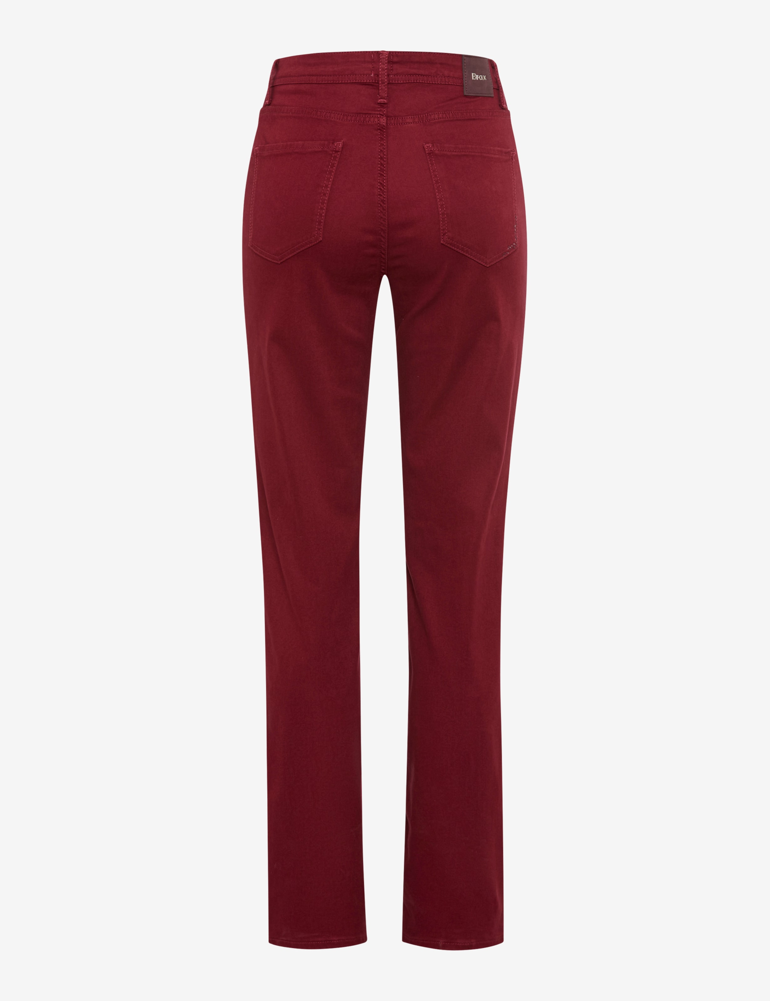 Women Style CAROLA Dark Red Feminine Fit Stand-alone rear view