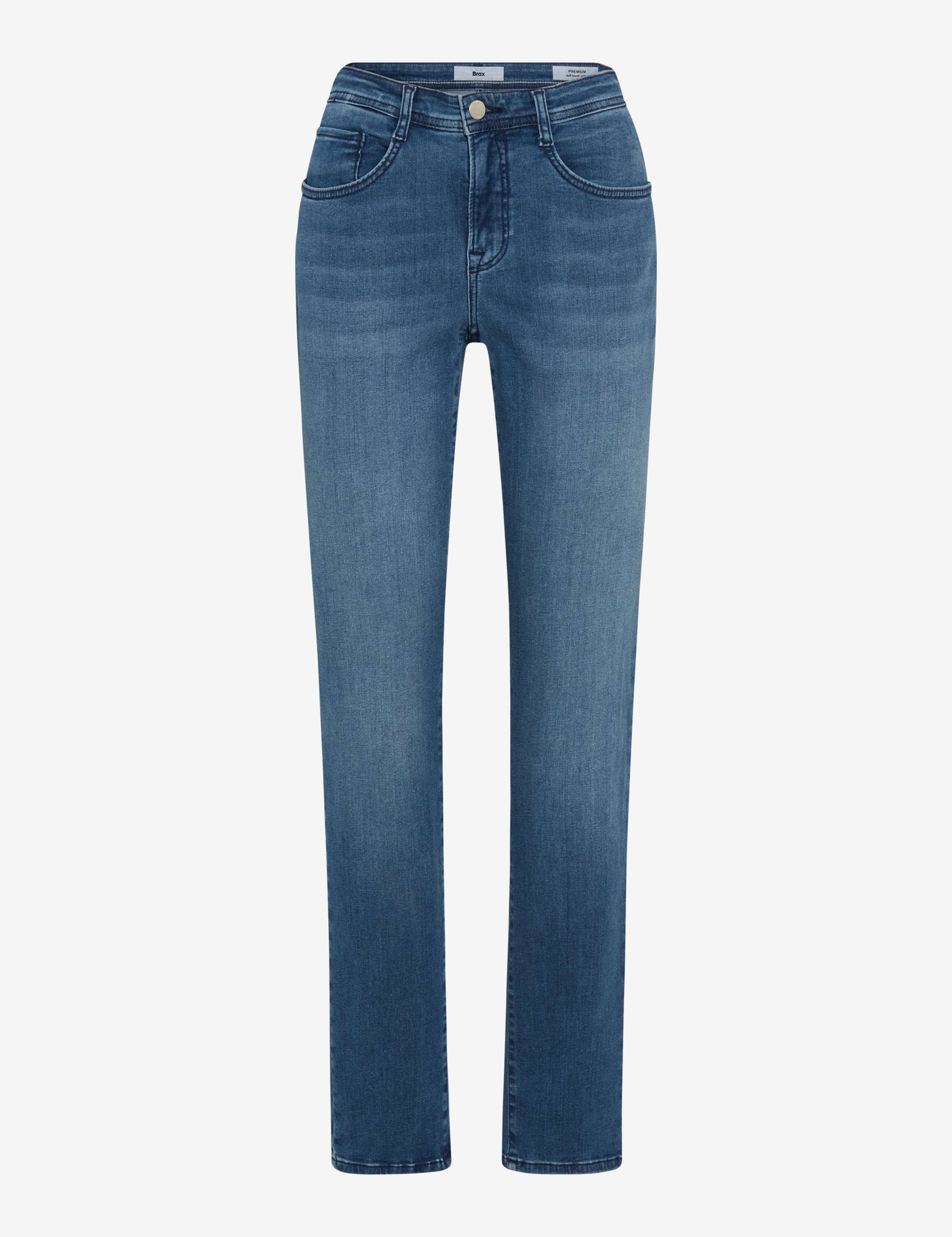 Femme Style CAROLA Denim Bleu Feminine Fit Détourage avant