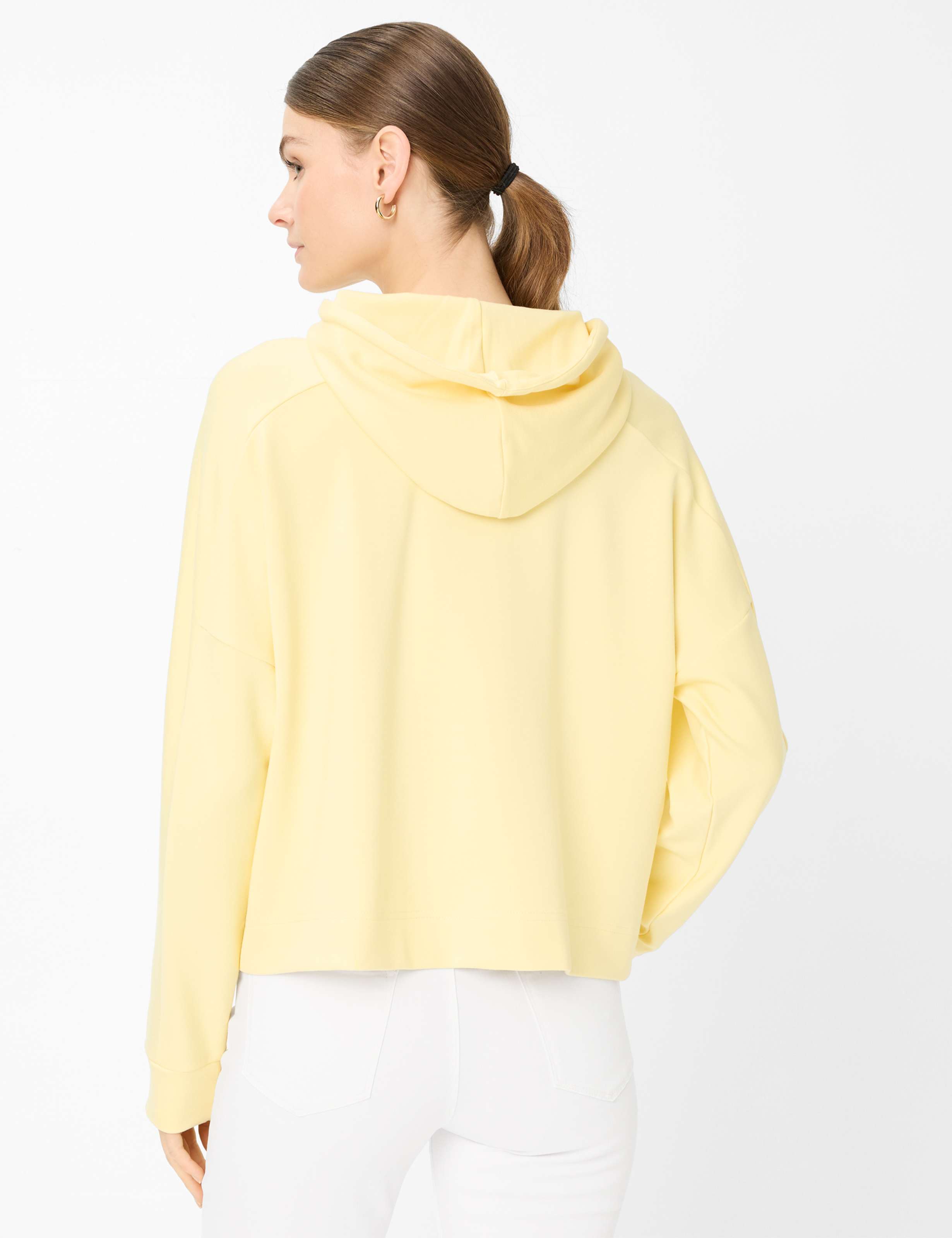 Thumbnail - Brax Damen Sweatshirt Style BECA L limoncello, hellgelb, Gr. 48