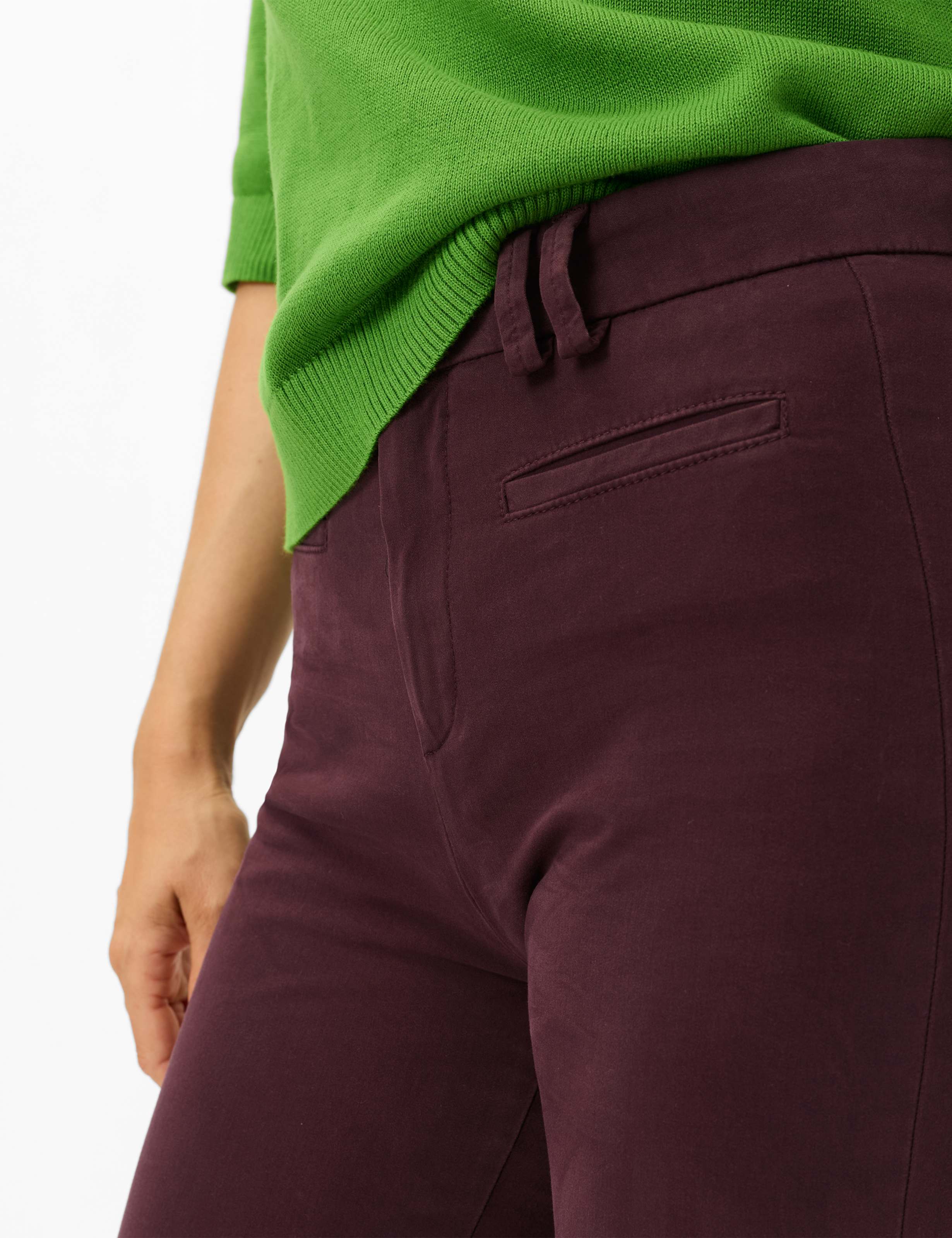 Damen Style SHAKIRA S Dunkles Lila Slim Fit Detail 2