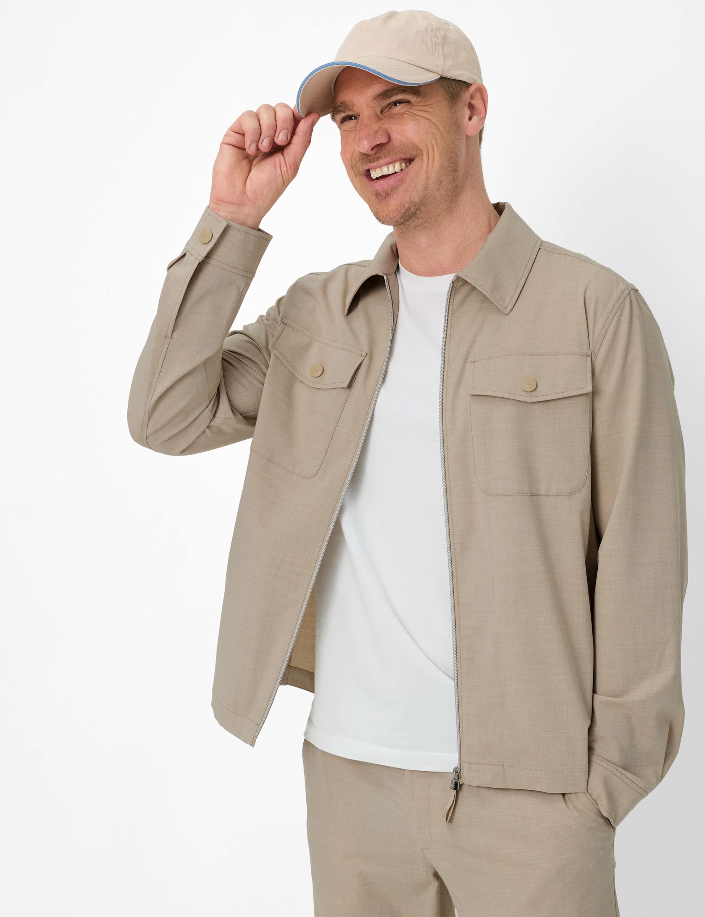 Beige farver, Mænd, Style RENZO, MODEL_FRONT_ISHOP