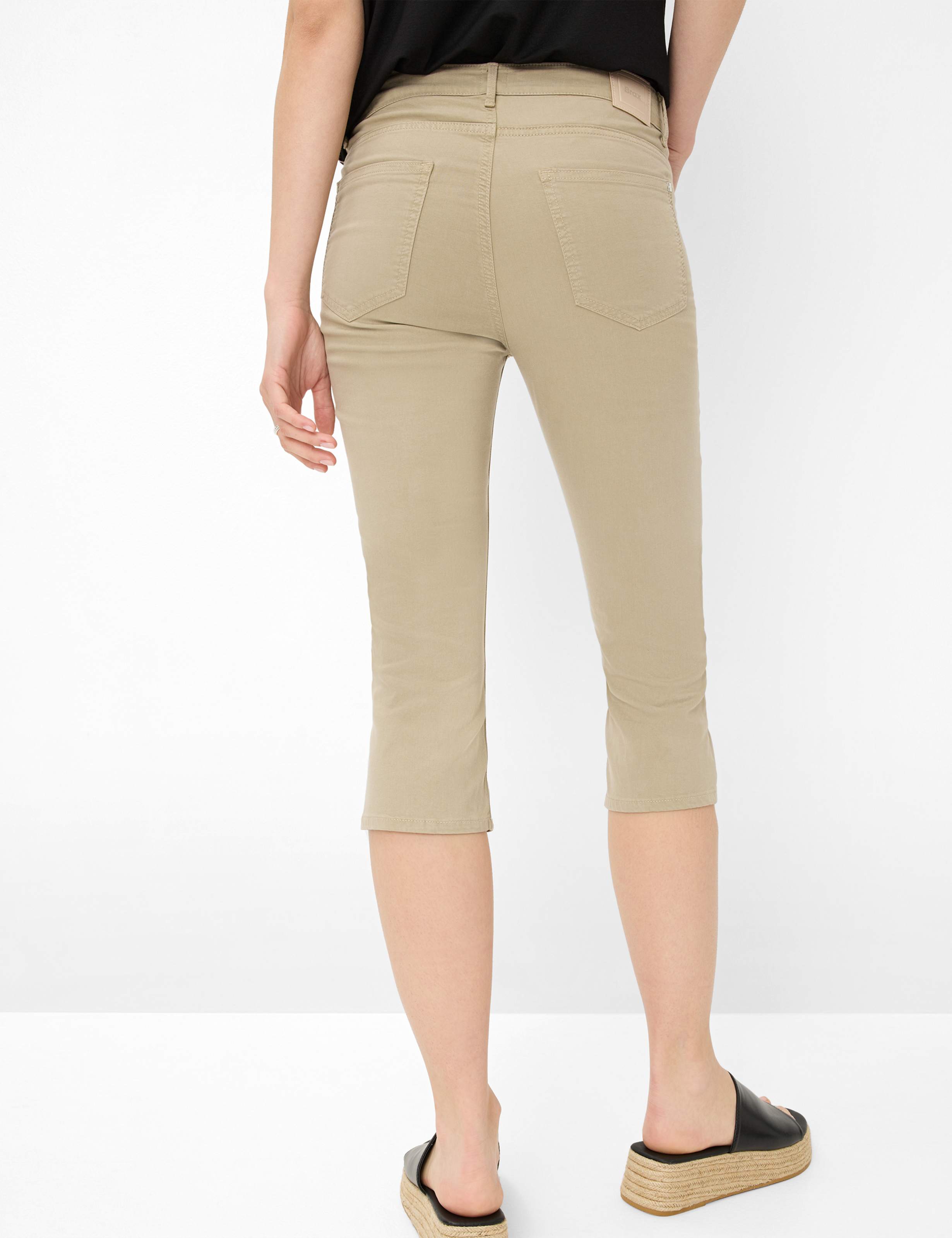 Women Style SHAKIRA C Denim Green - Olive Slim Fit Model back
