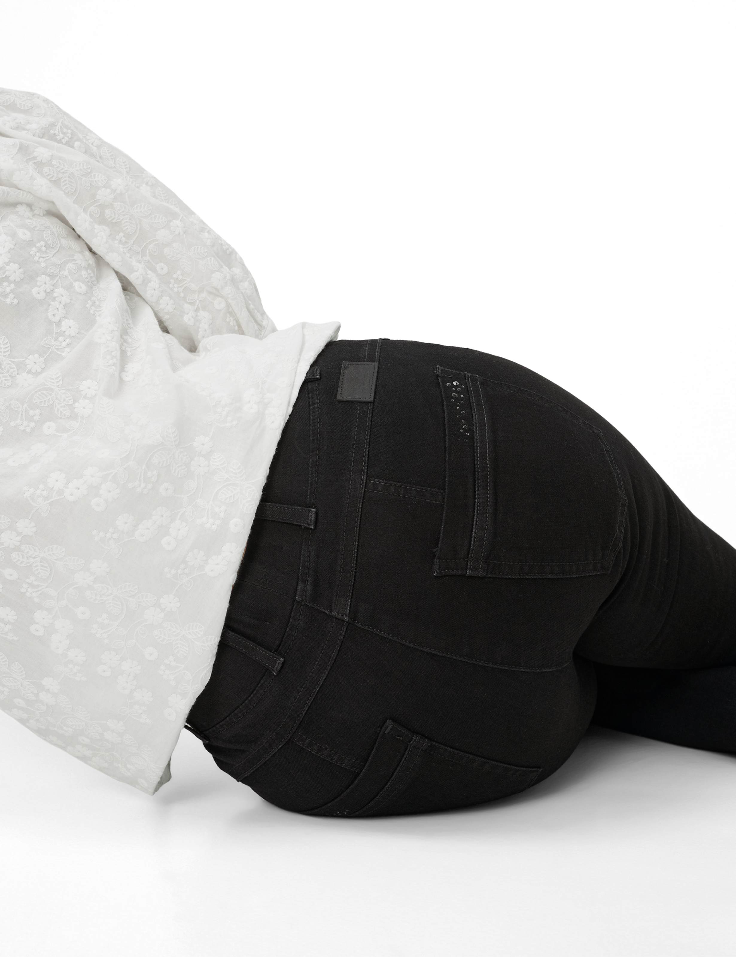 Damen Style LAVINA JOY Denim Schwarz Super Slim Fit Detail 1