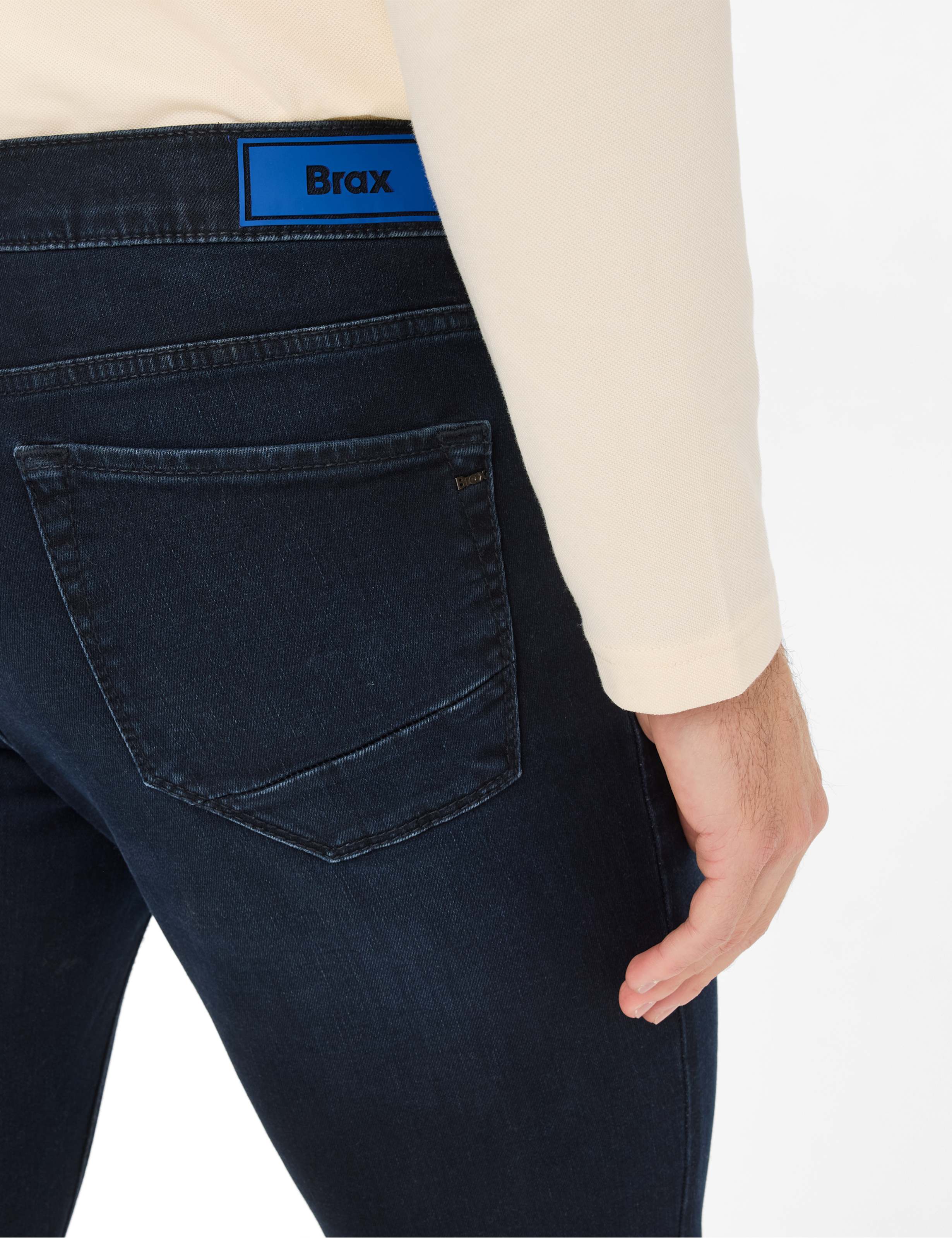 Heren Style CHUCK Denim Donkerblauw Modern Fit Detail 2