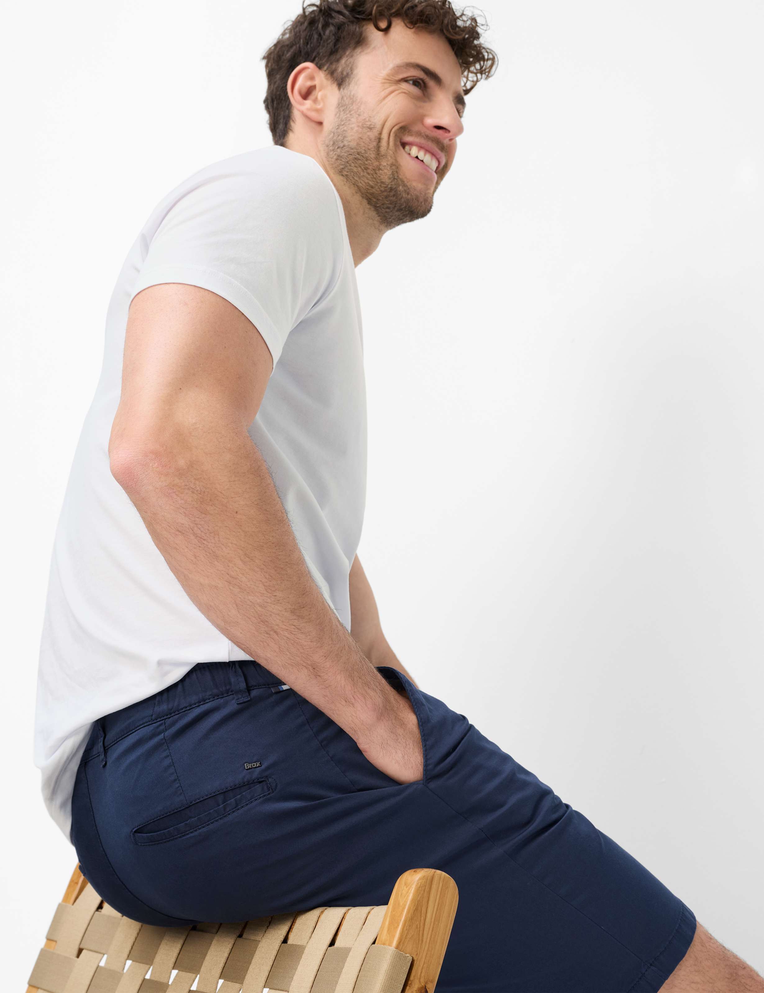 Homme Style TINO Bleu Foncé Relaxed Fit Détail 1