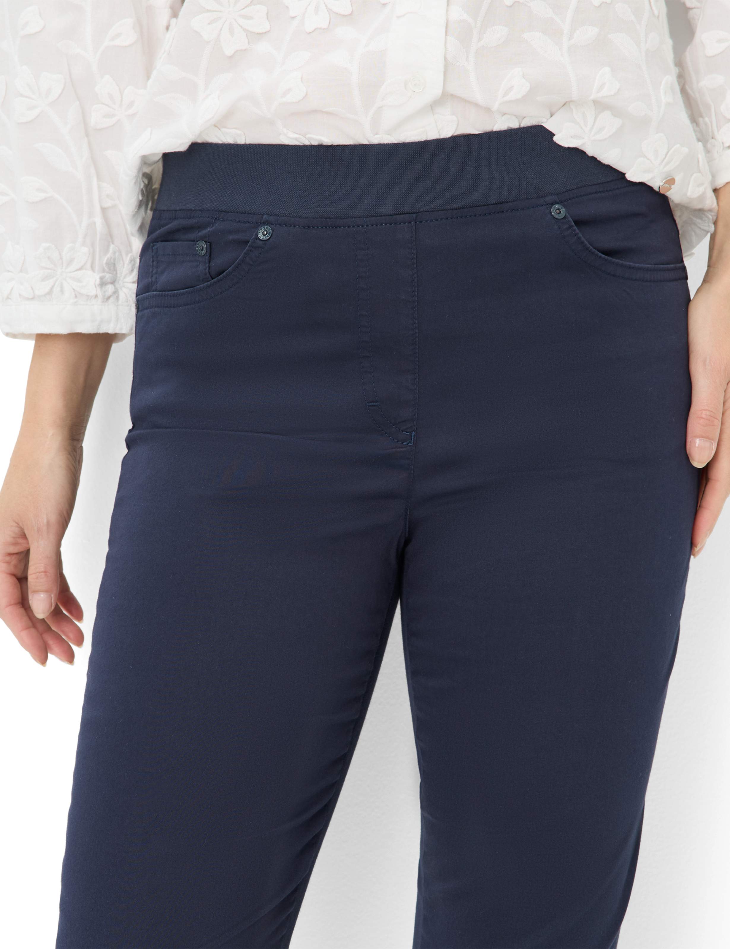 Dames Style PAMINA CAPRI Donkerblauw Slim Fit Detail 2