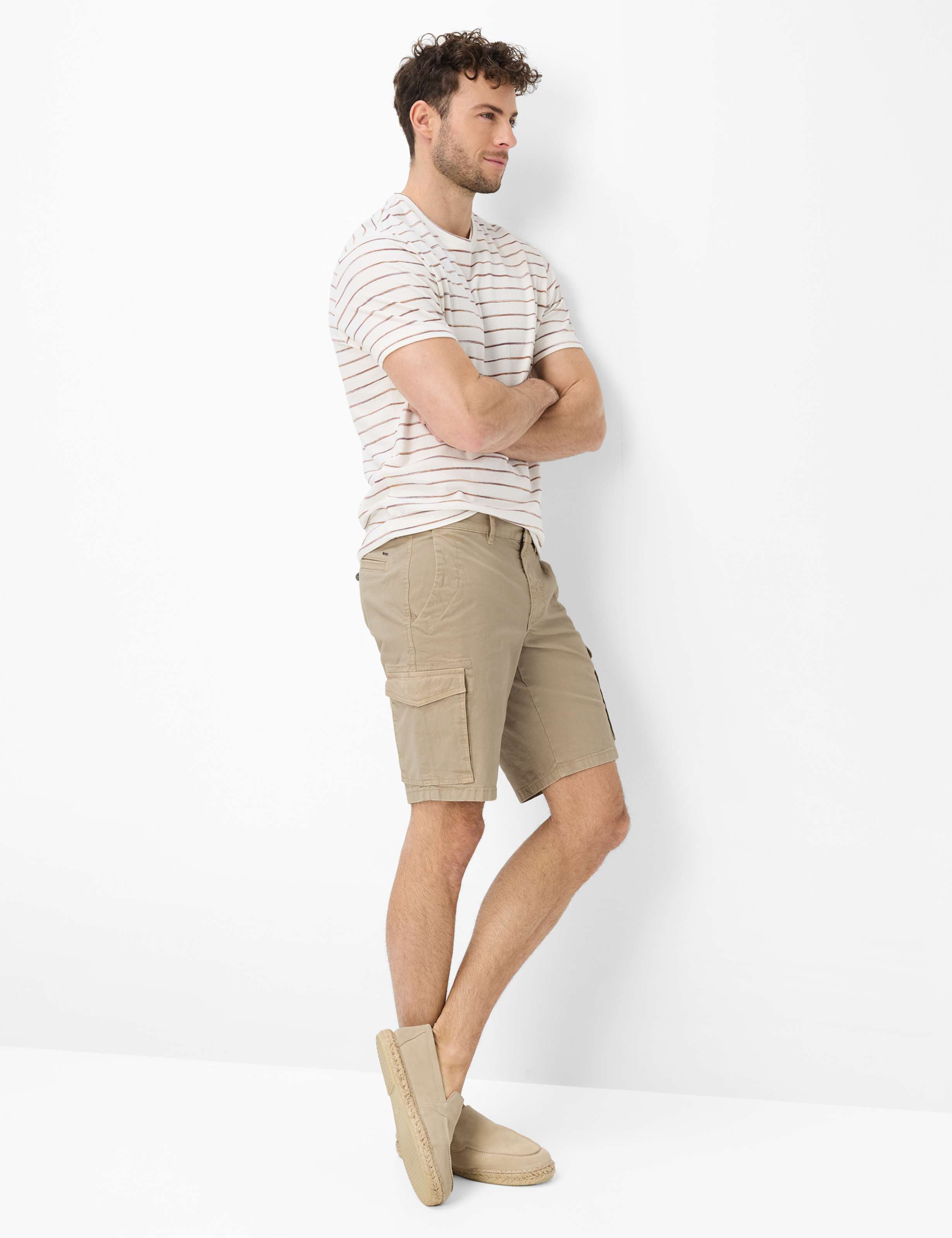 Heren Style BRAZIL Lichtbruin Regular Fit Model outfit