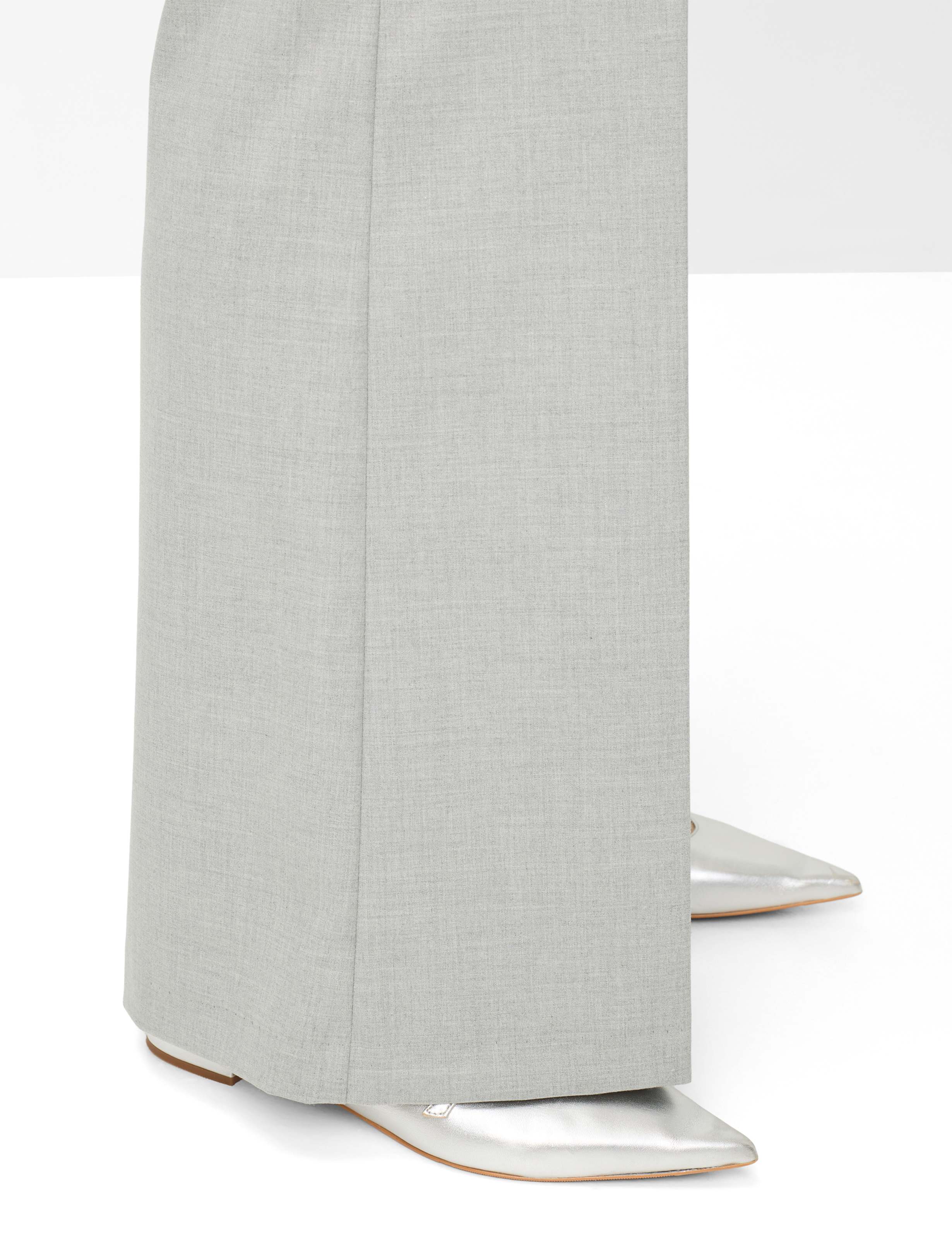 Femme Style MAINE Gris Clair Wide Leg Détail 2