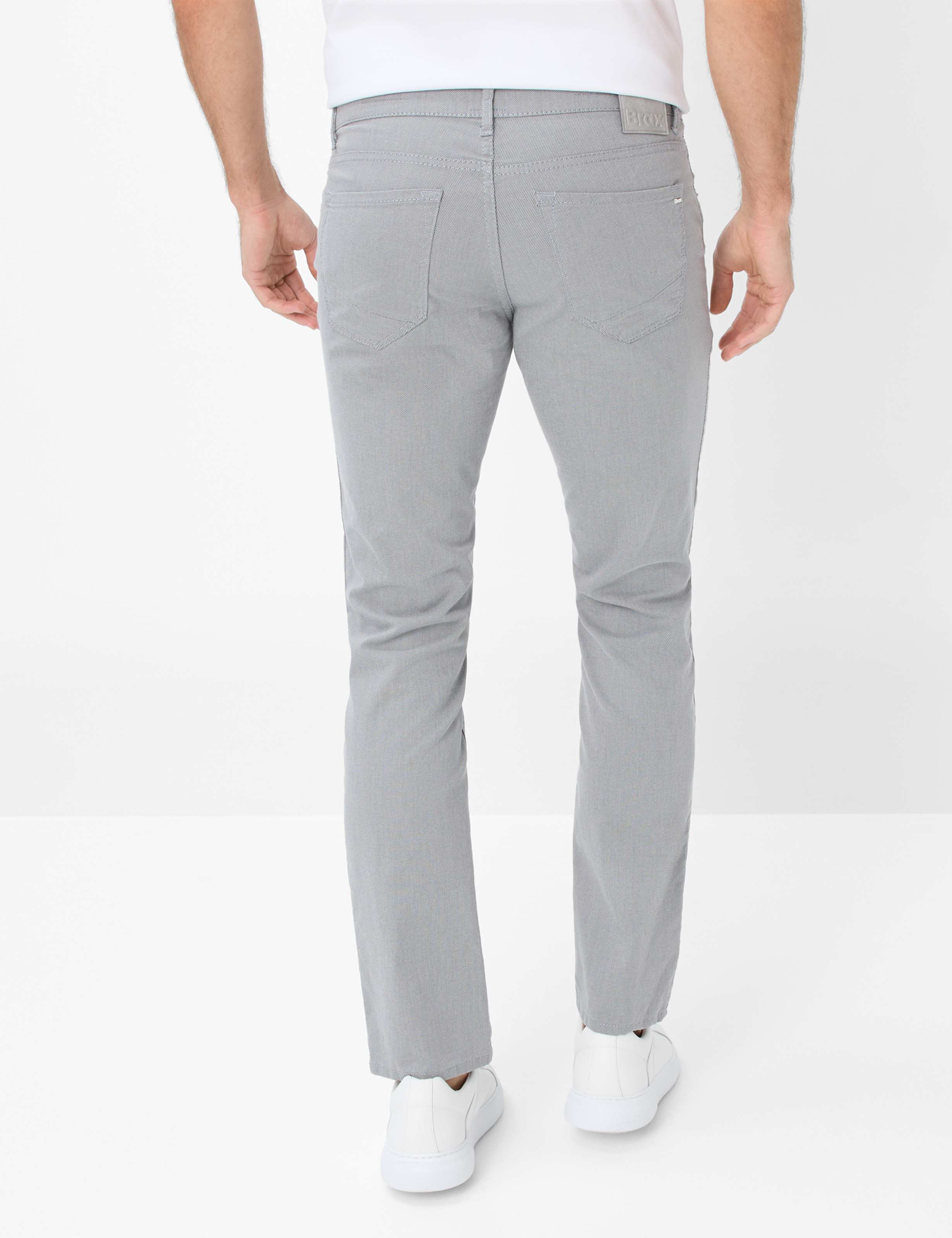 Herren Style CHUCK Grau Modern Fit Model Rueck