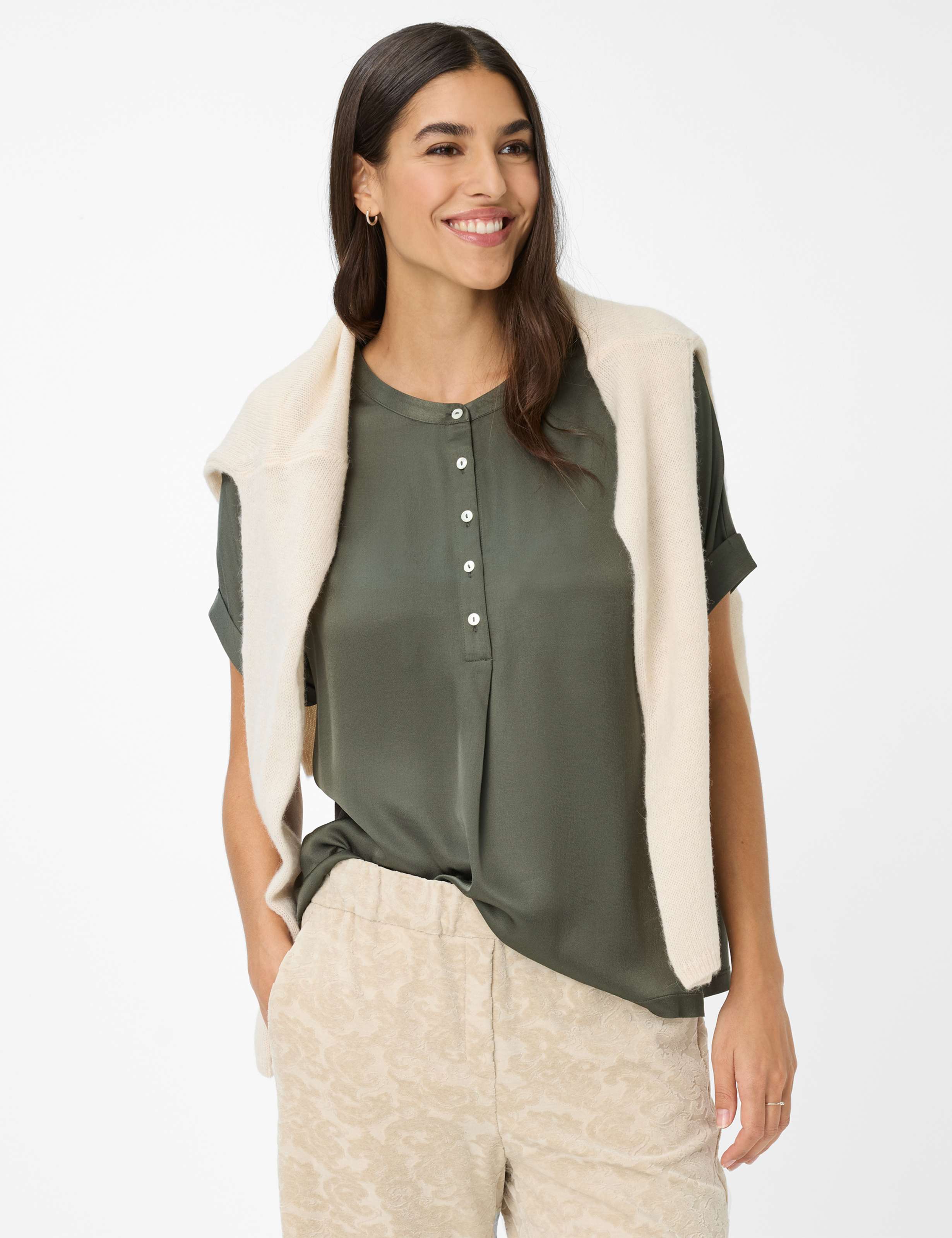 Thumbnail - Brax Damen Style CLAIRE S deep forest, dunkelgrün, Gr. 36