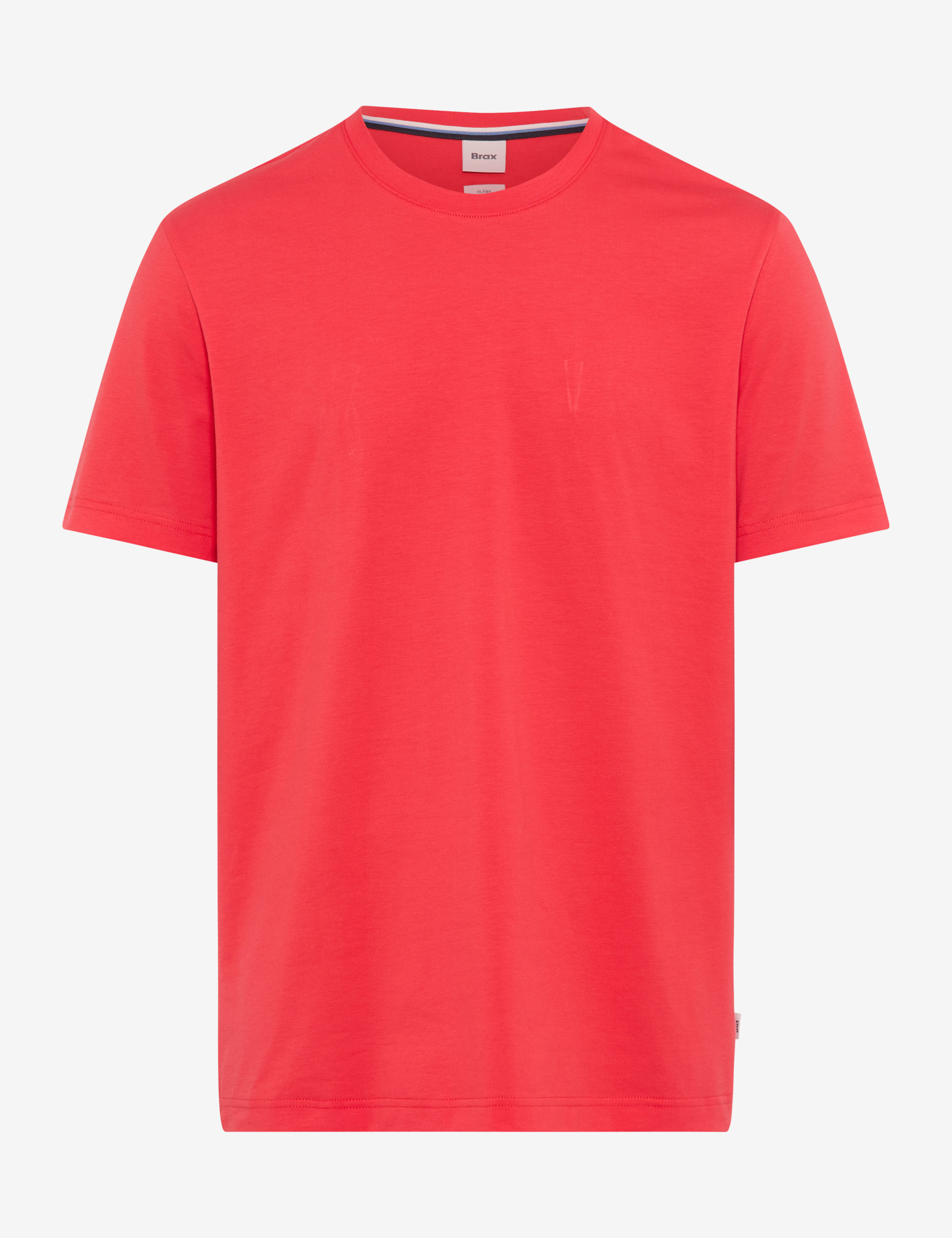 Herre Style TED Rød  Udskæring foran