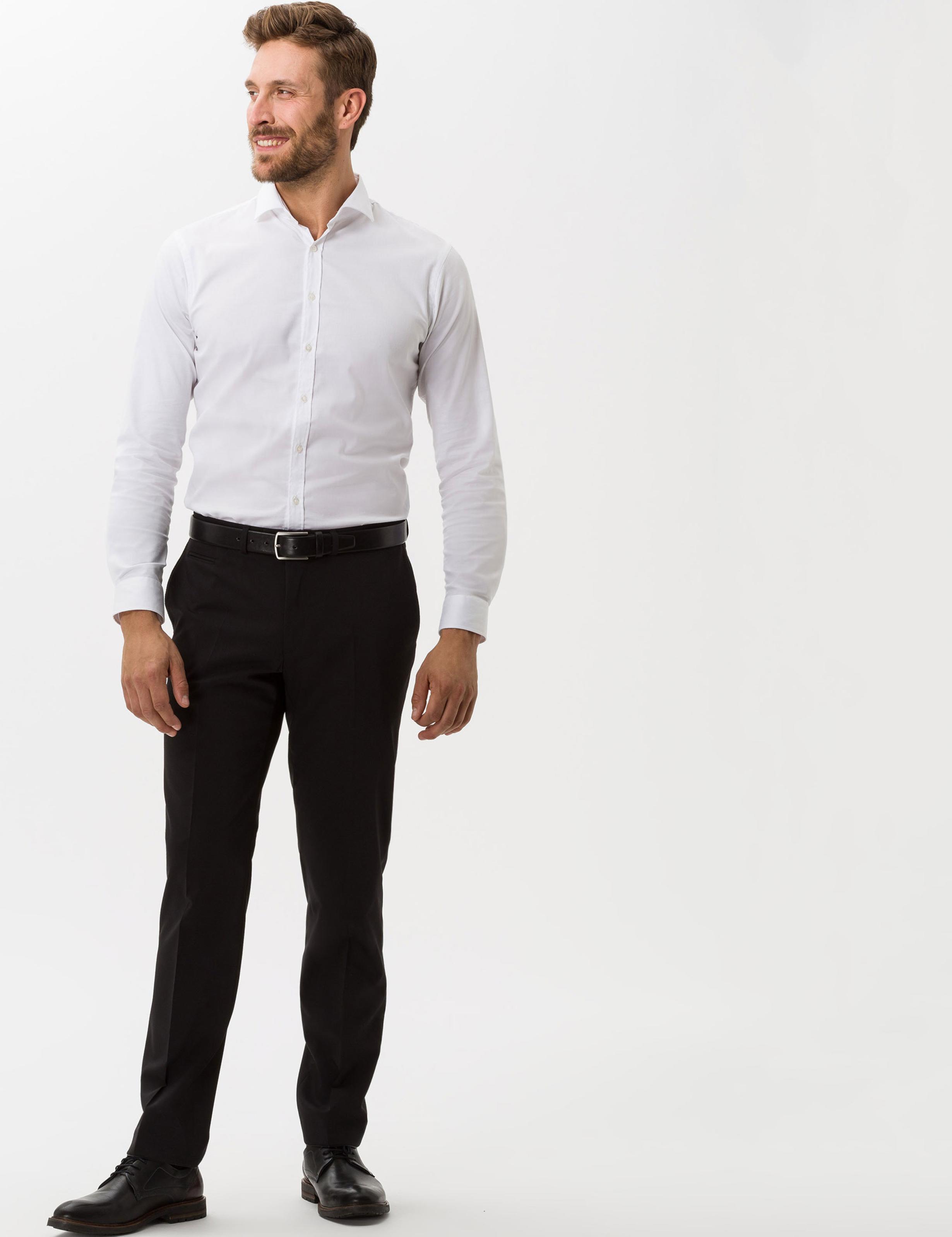 Herren Style ENRICO Schwarz Regular Fit Model Outfit