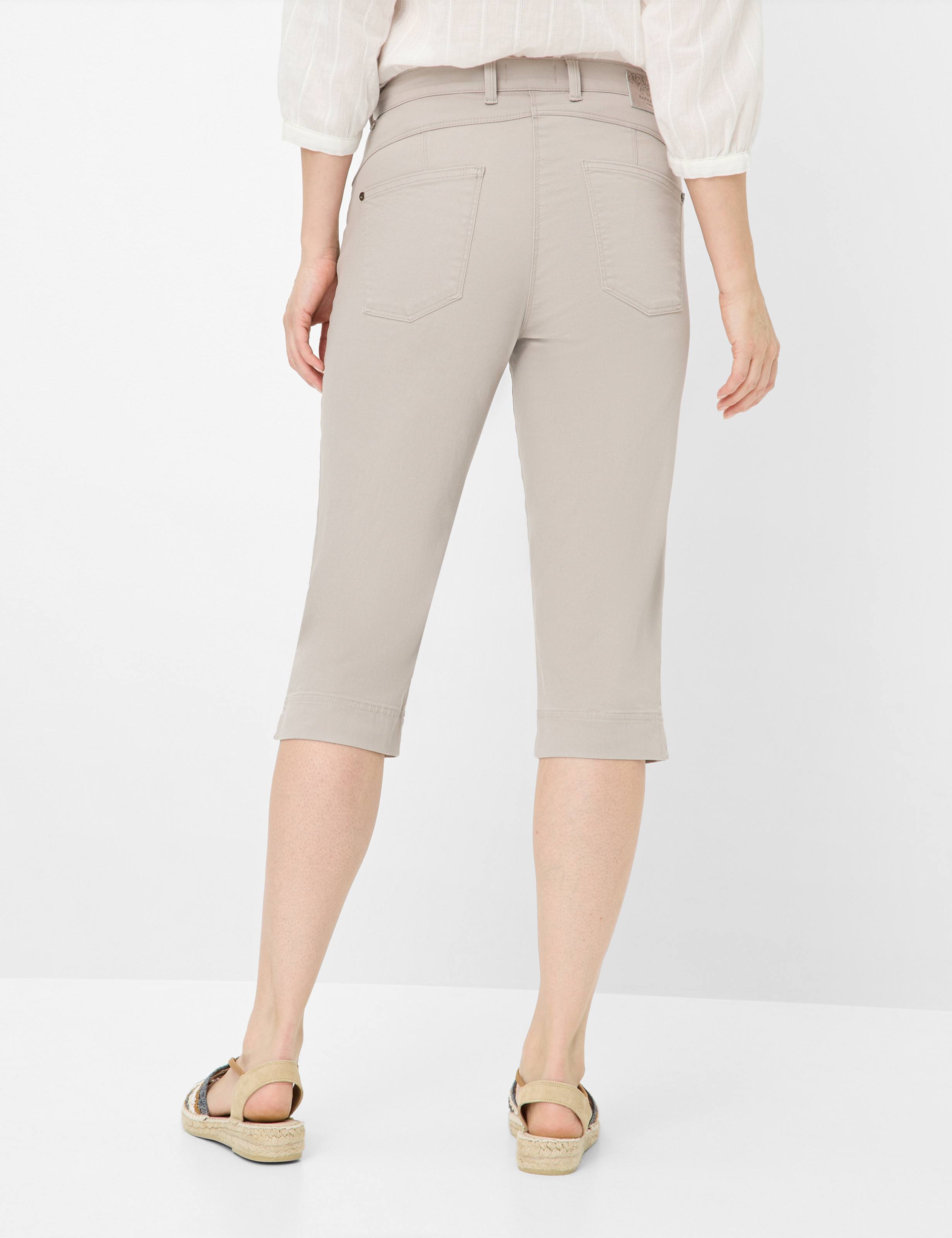 Damen Style CAREN CAPRI Hellbeige Comfort Plus Fit Model Rueck