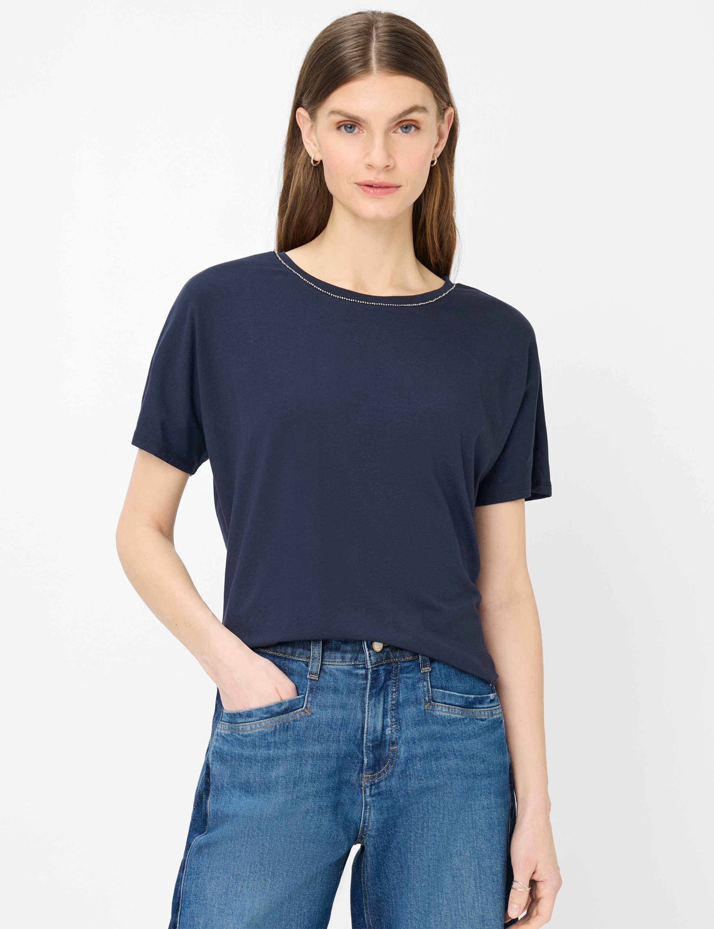 Thumbnail - Brax Damen Shirt Style CAELEN S navy, dunkelblau, Gr. 34