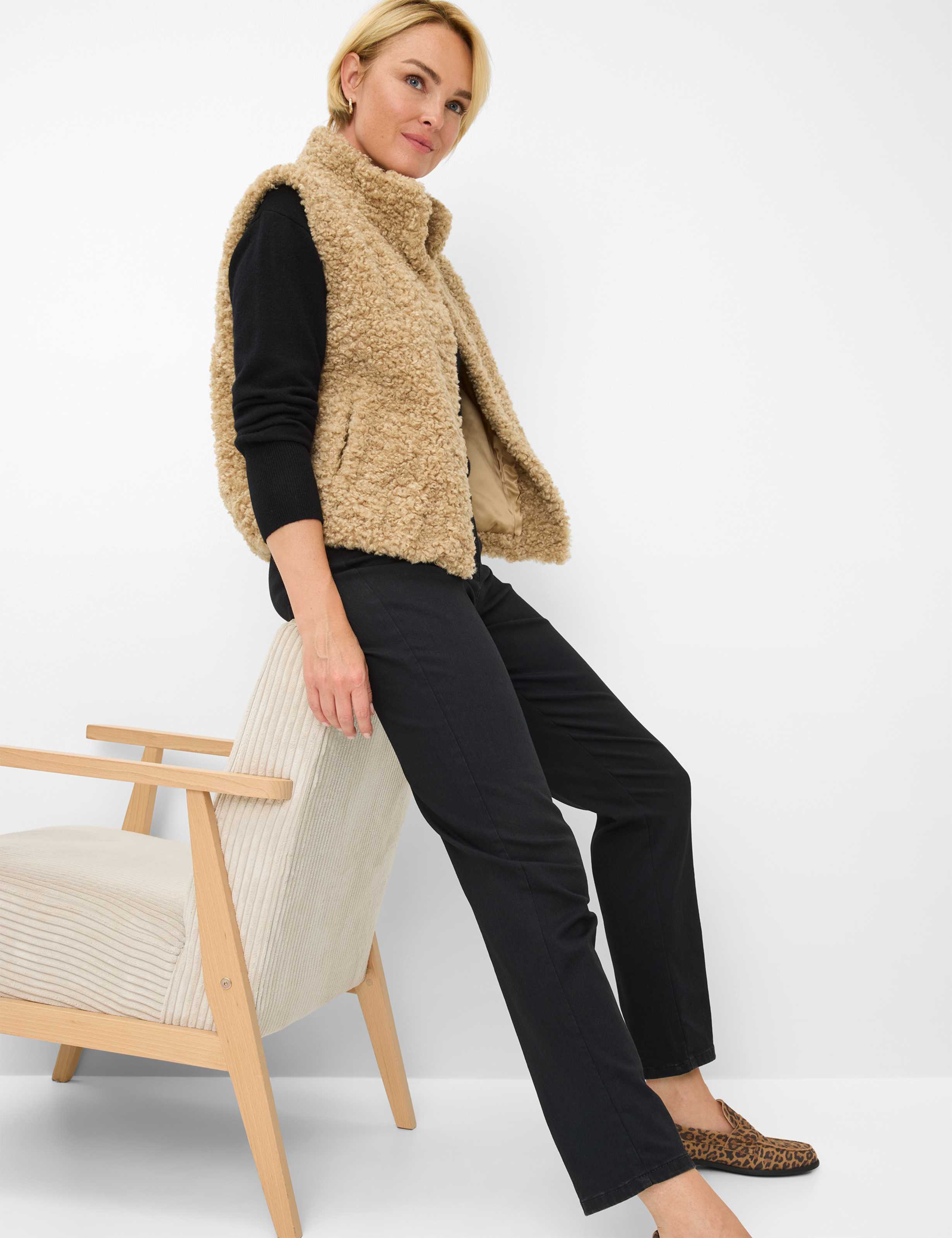 Dames Style CORRY Denim Zwart Comfort Plus Fit Detail 1