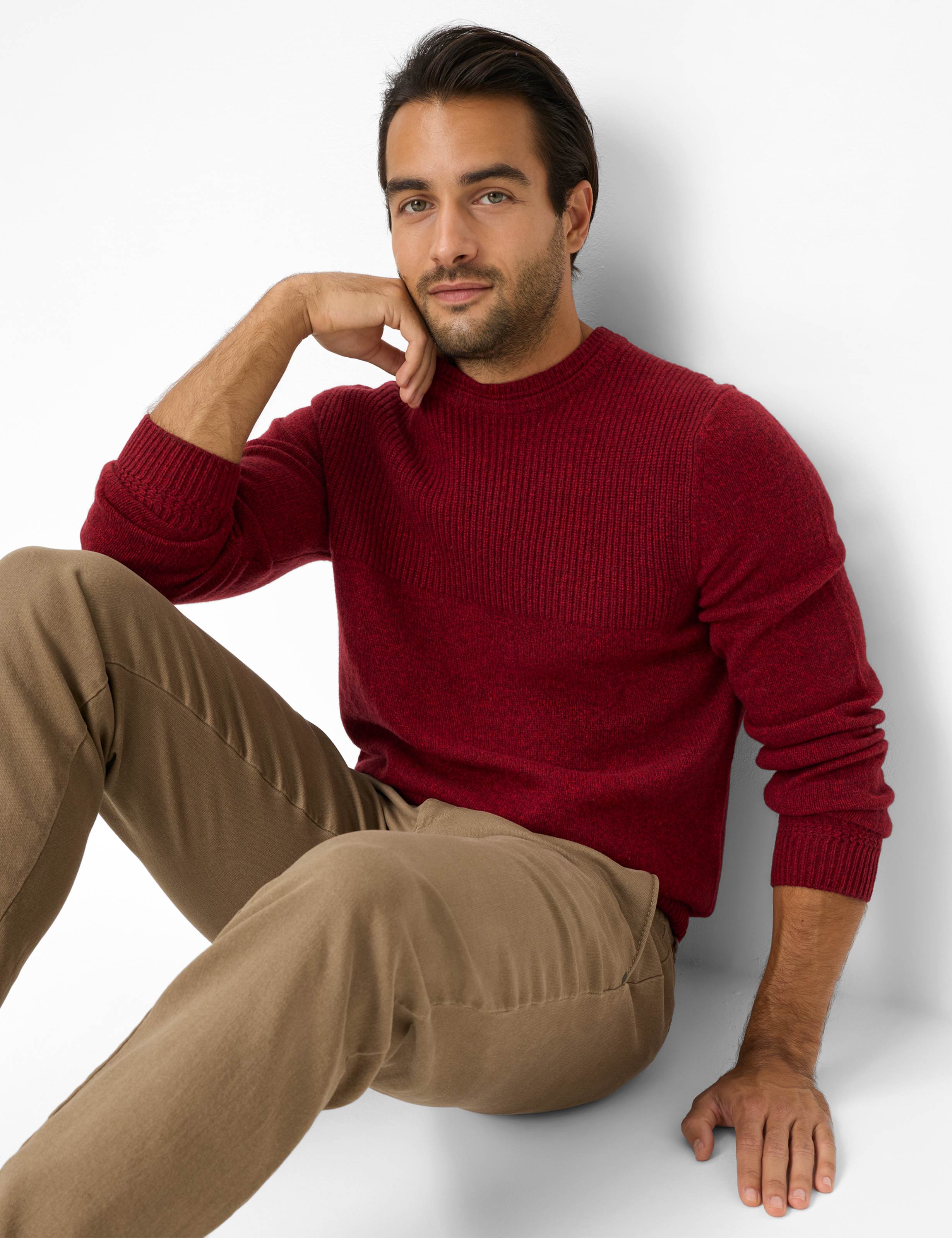 Heren Style RICK Donkerrood  Detail 1