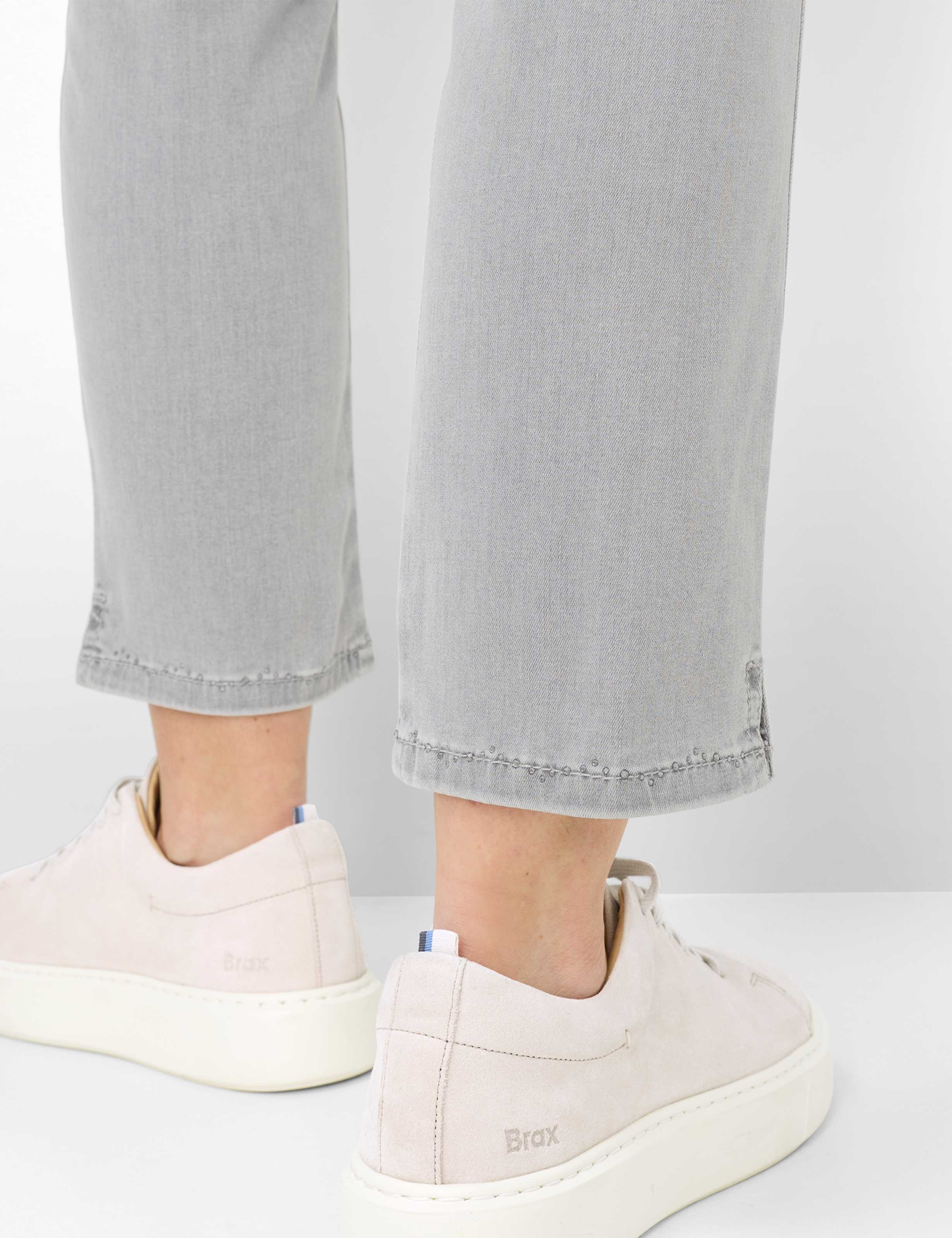 Damen Style PAMINA 6/8 Denim Hellgrau Slim Fit Detail 1