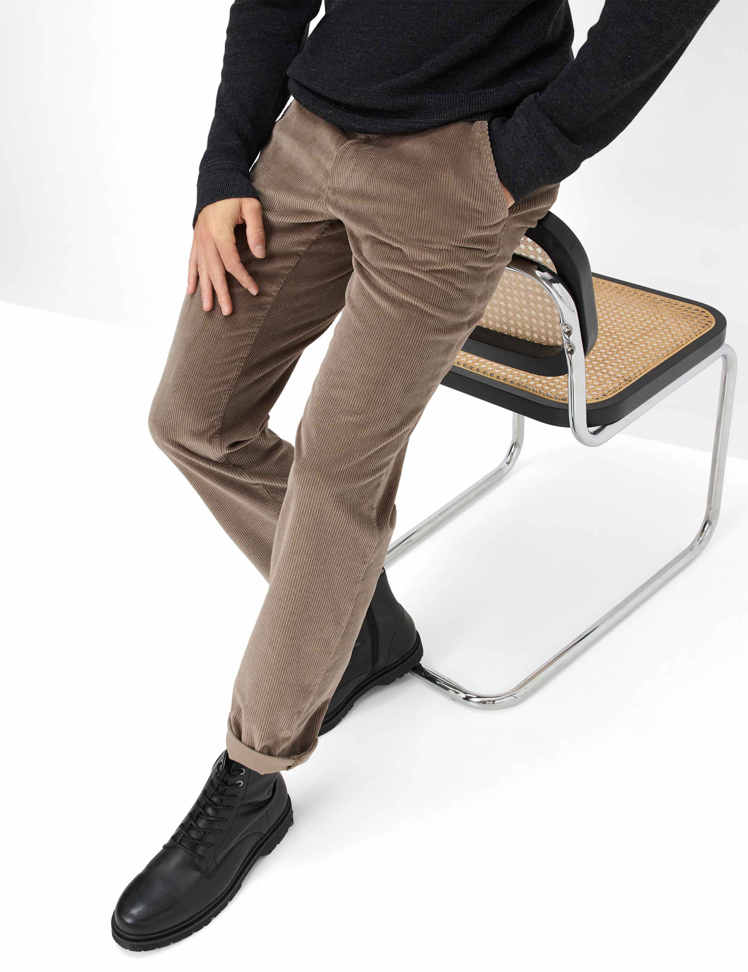 Heren Style THILO Lichtbruin Regular Fit Detail 1