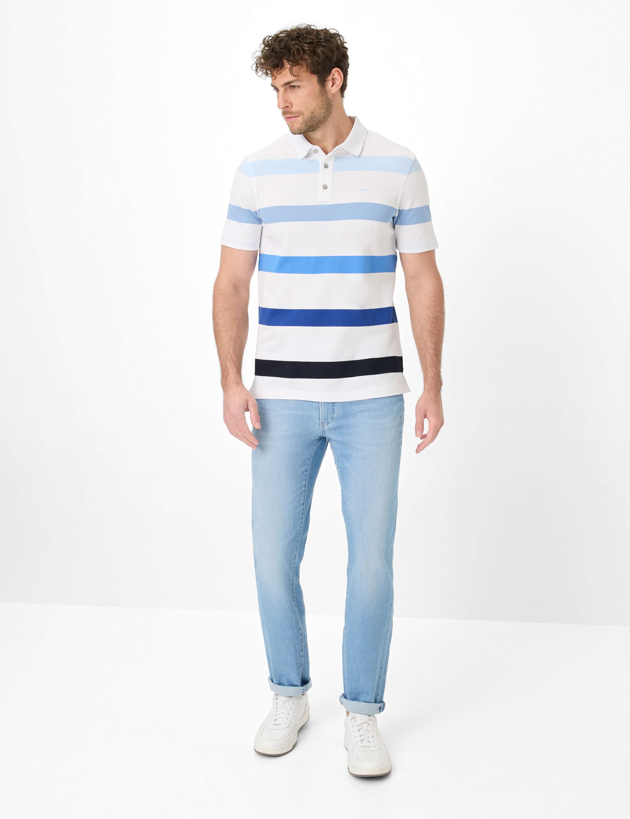 Herren Style PETE Hellblau  Model Outfit