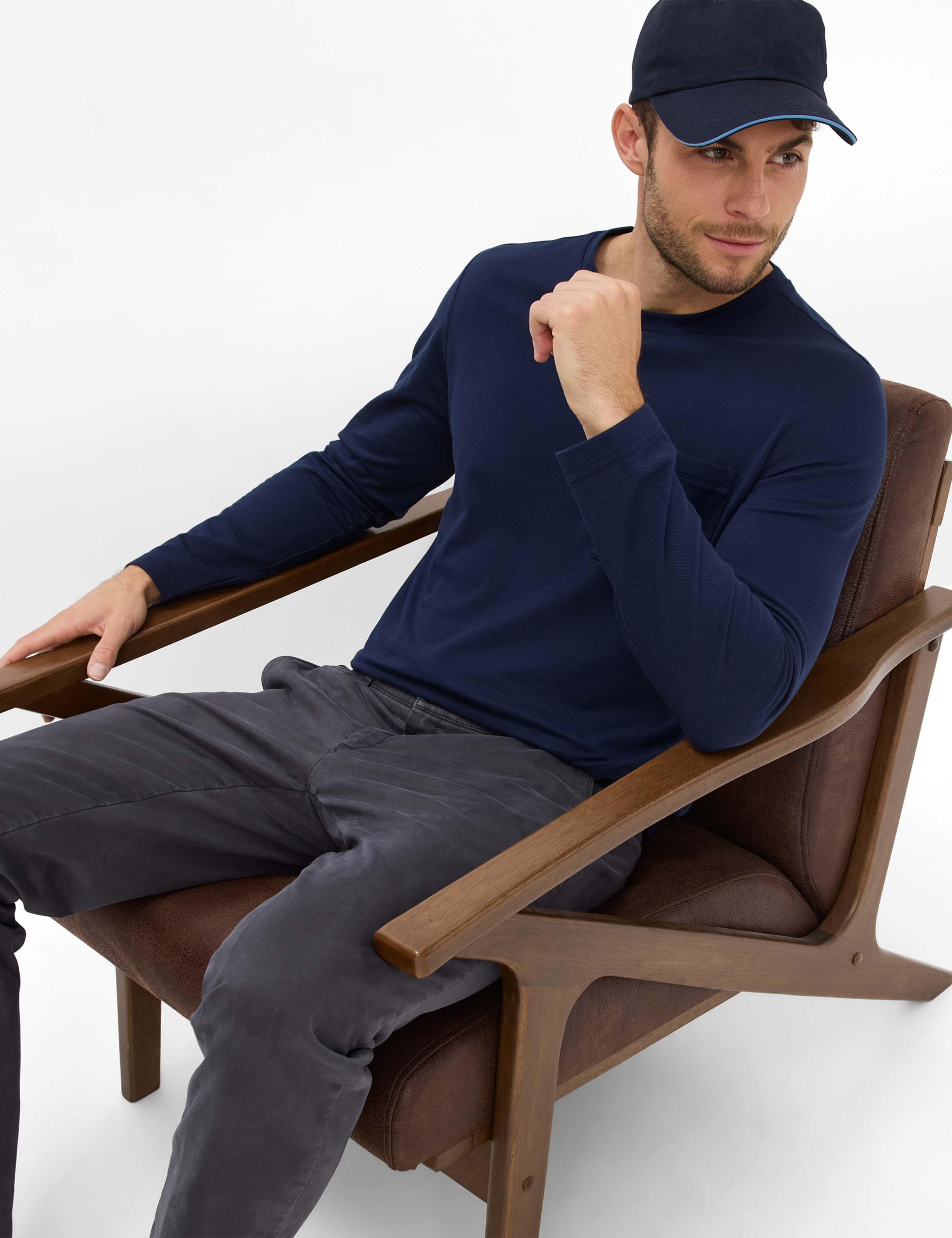 Homme Style TIMON Bleu Foncé  Détail 1