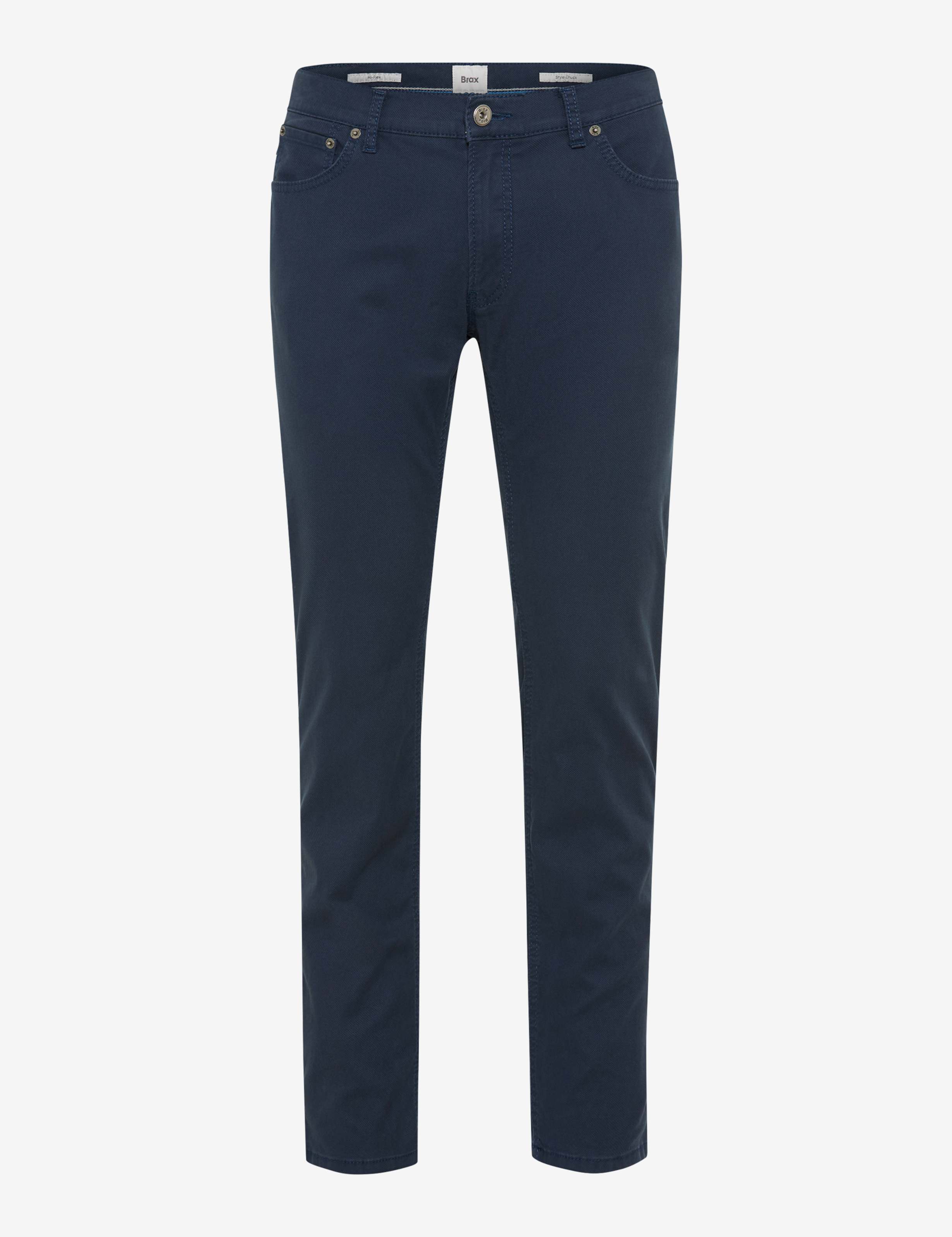 Herre Style CHUCK Blå Modern Fit Udskæring foran