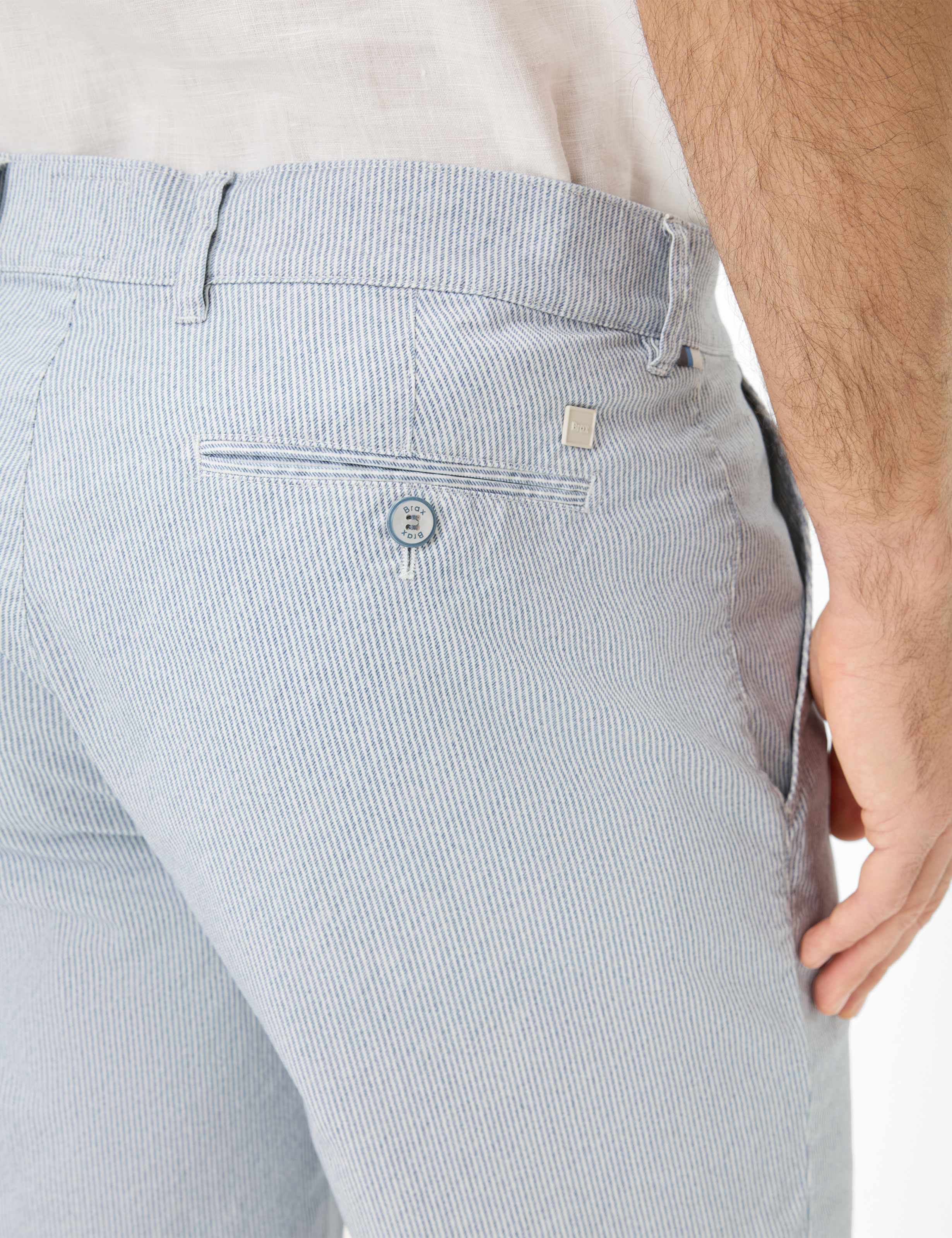 Homme Style BOZEN Bleu Regular Fit Détail 2