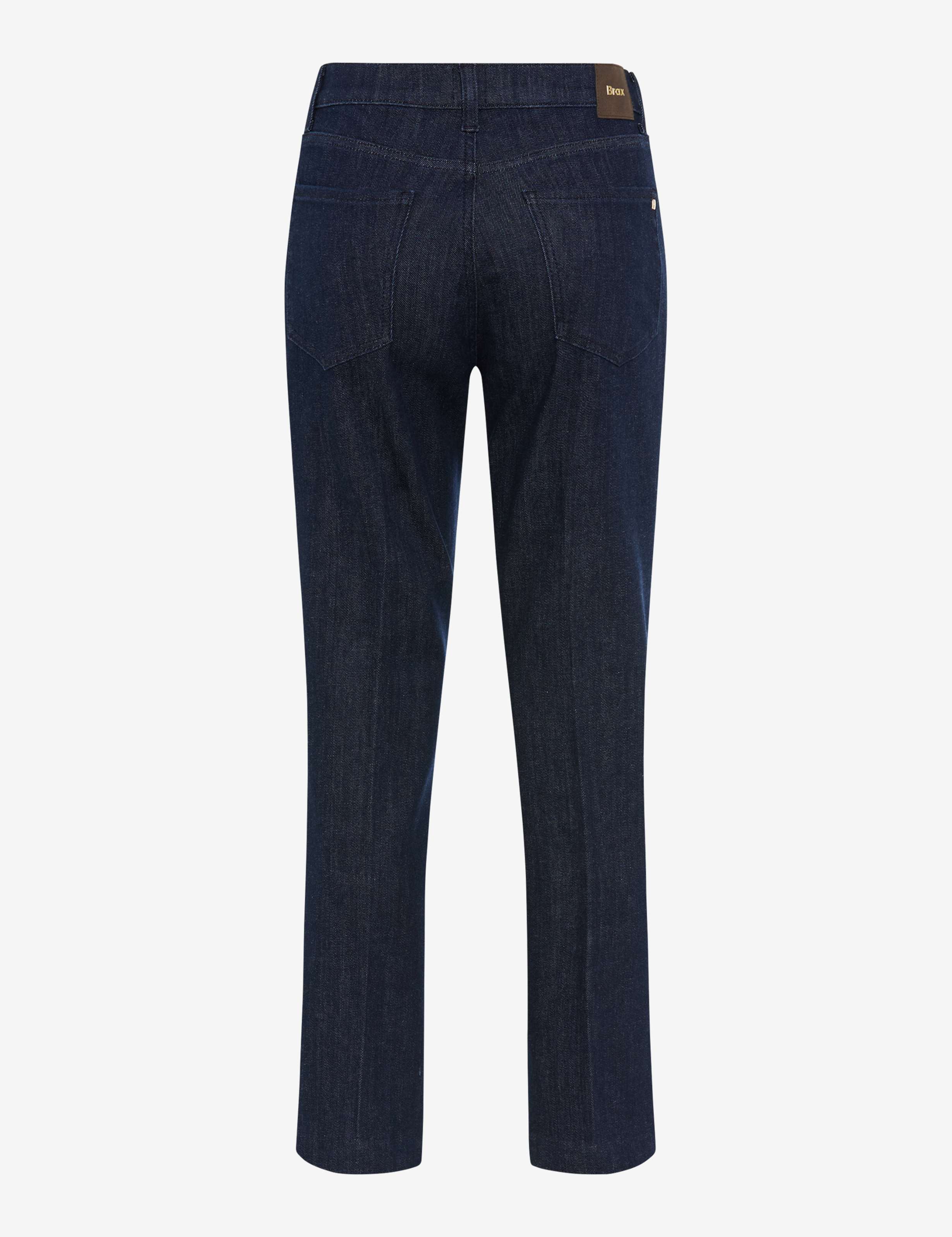 Femme Style MAY S Denim Bleu Foncé Cigarette Fit Détourage arrière