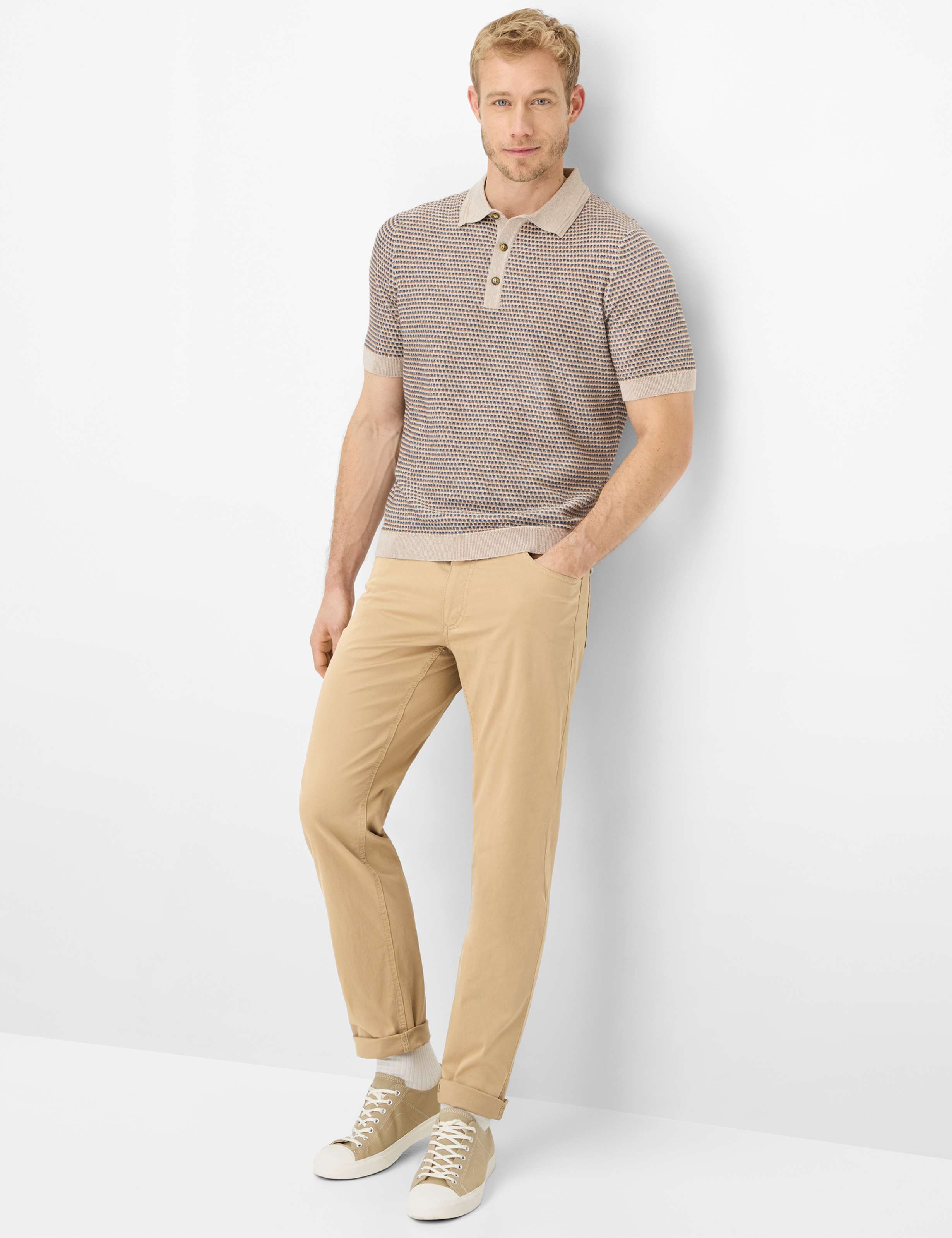 Homme Style COOPER Marron Regular Fit Tenue du mannequin