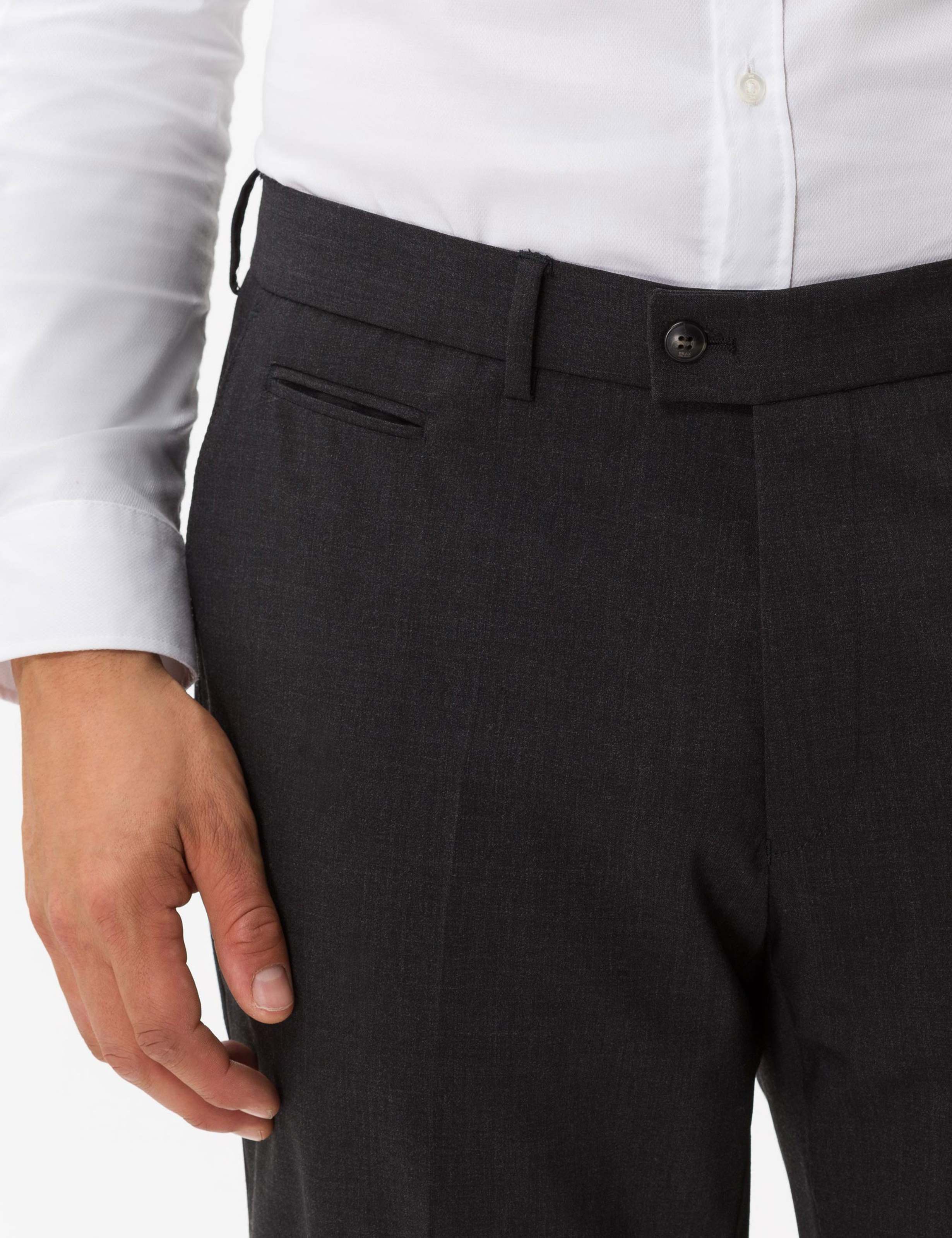 Herren Style ENRICO Grau Regular Fit Detail 2