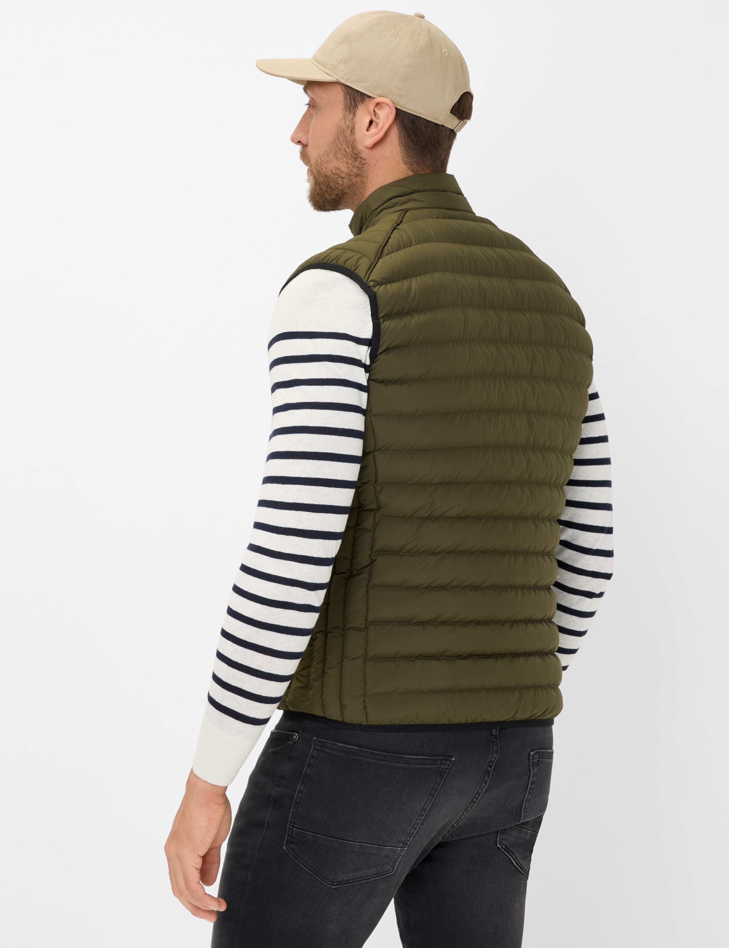 Herre Style WILLIS Grøn - Olive  Model ryg