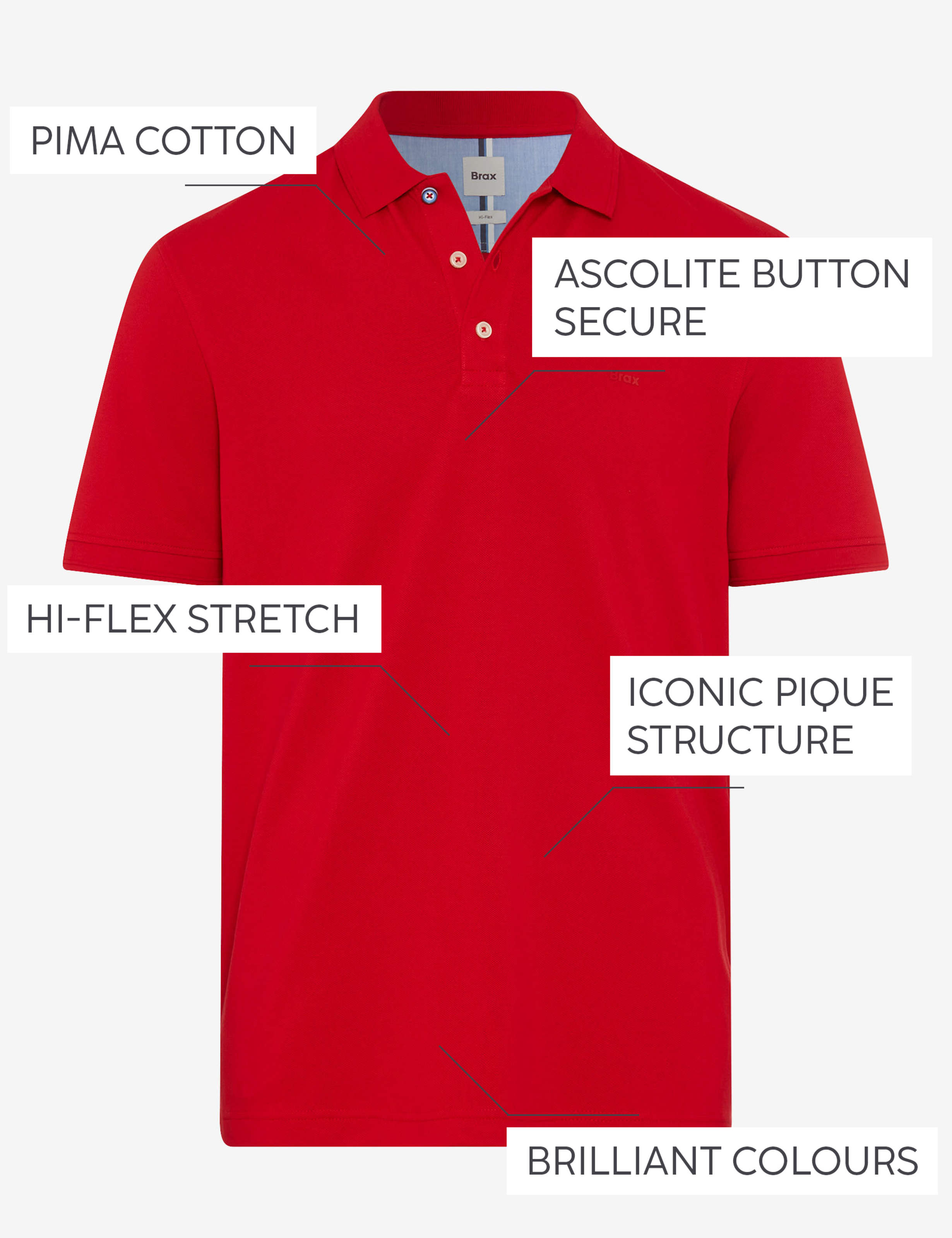 Men Style PETE Red  Stand-alone front view